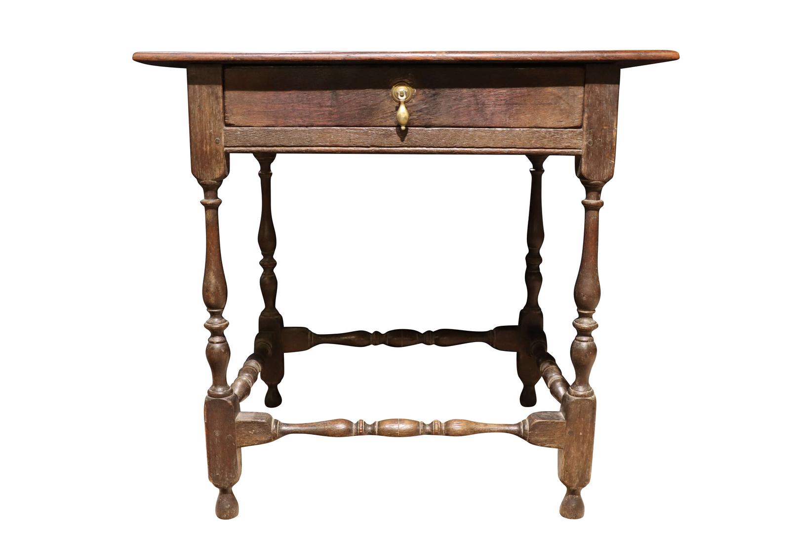 George II Oak Single Drawer Side Table c.1740 (1 of 4) George II Oak Single Drawer Side Table c.1740 (1 of 4)