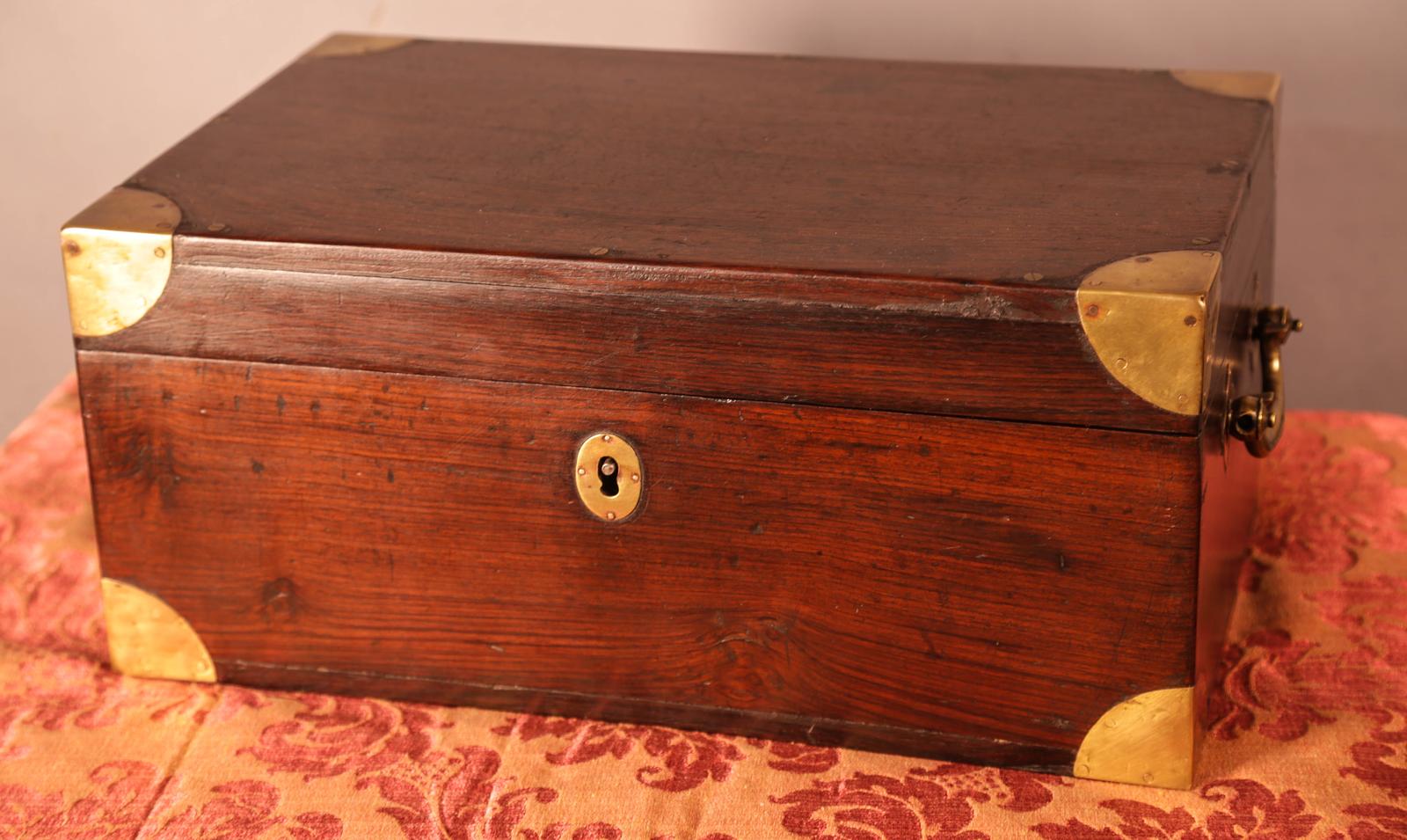 An Anglo Indian Campaign Box in Rosewood (1 of 8)