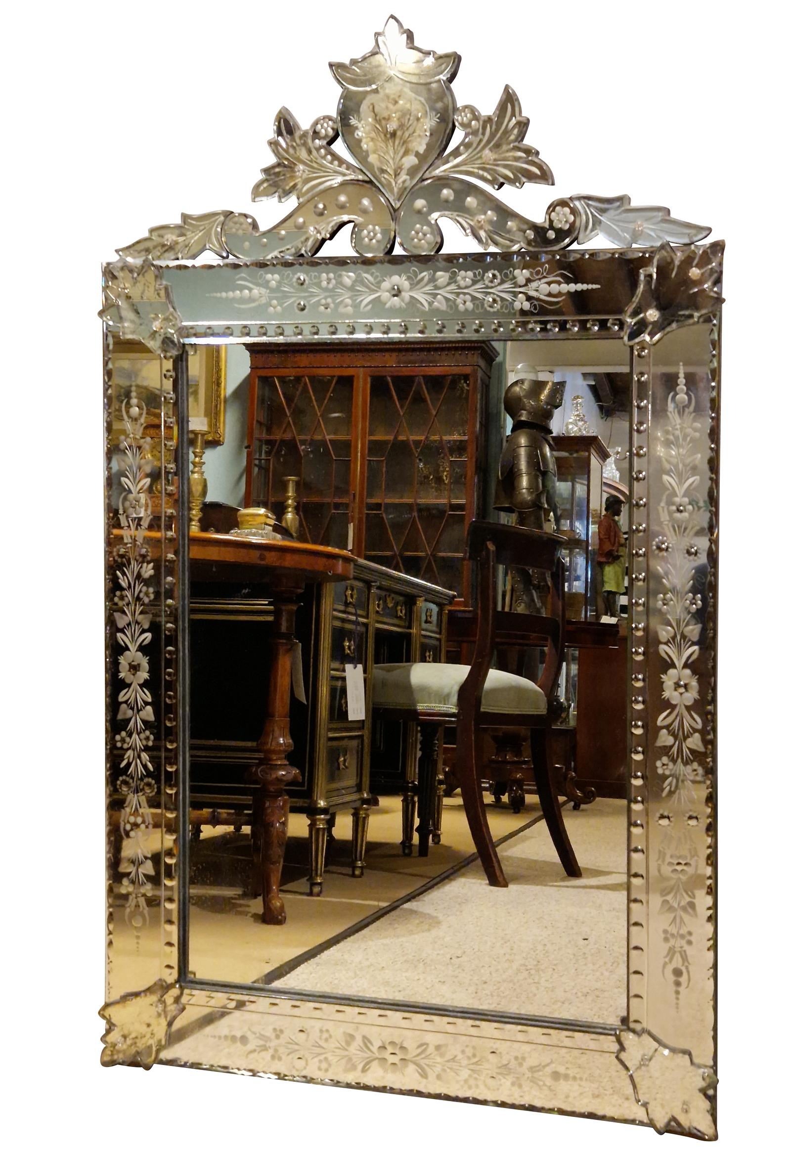 Venetian Glass Wall Mirror (1 of 1)