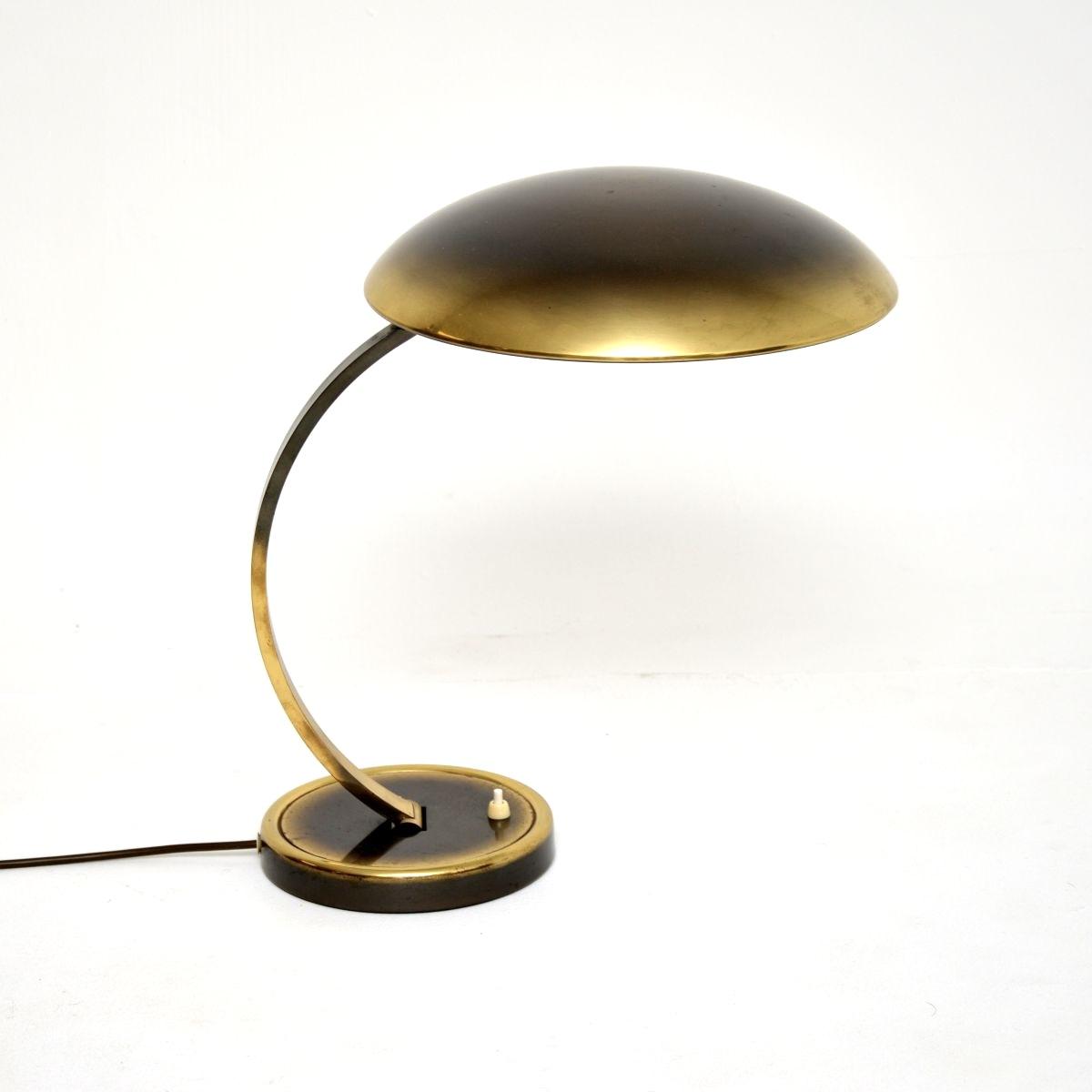 Vintage Bauhaus Brass Desk Lamp by Christian Dell for Kaiser Leuchten (1 of 10)