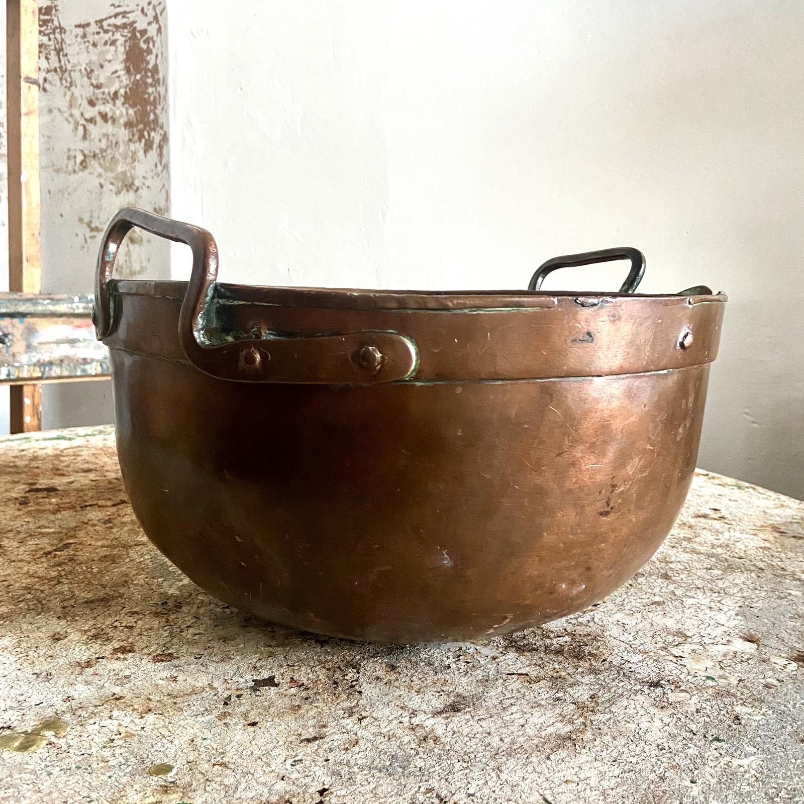 Antique French Copper Lam Pot (1 of 5) Antique French Copper Lam Pot (1 of 5)