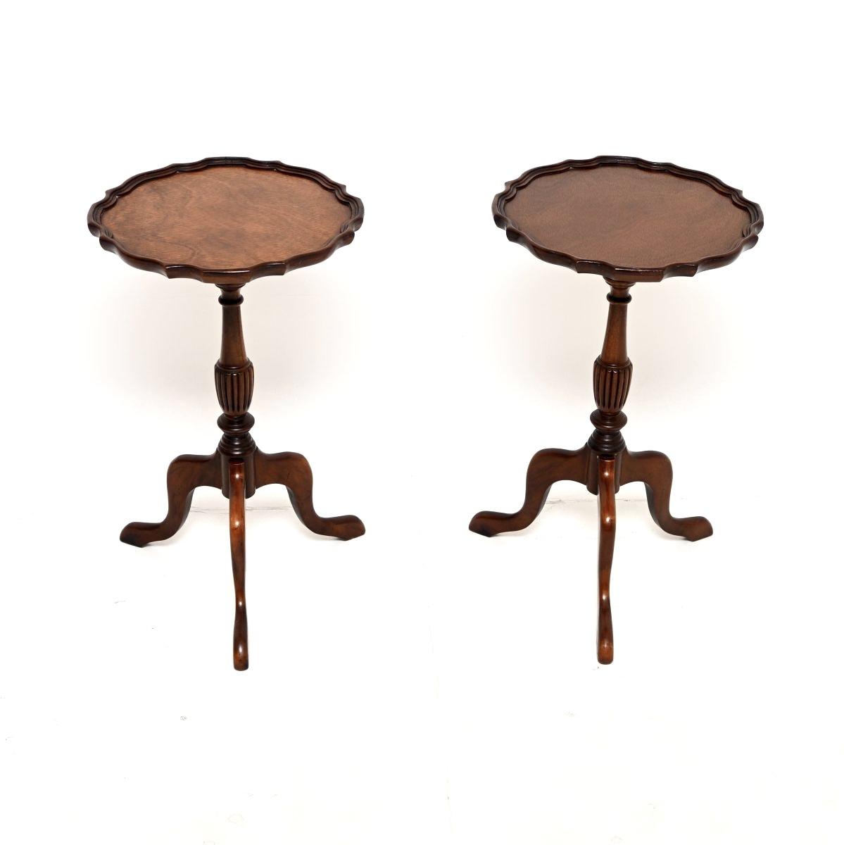 Pair of Walnut Wine Tables (1 of 7) Pair of Walnut Wine Tables (1 of 7)