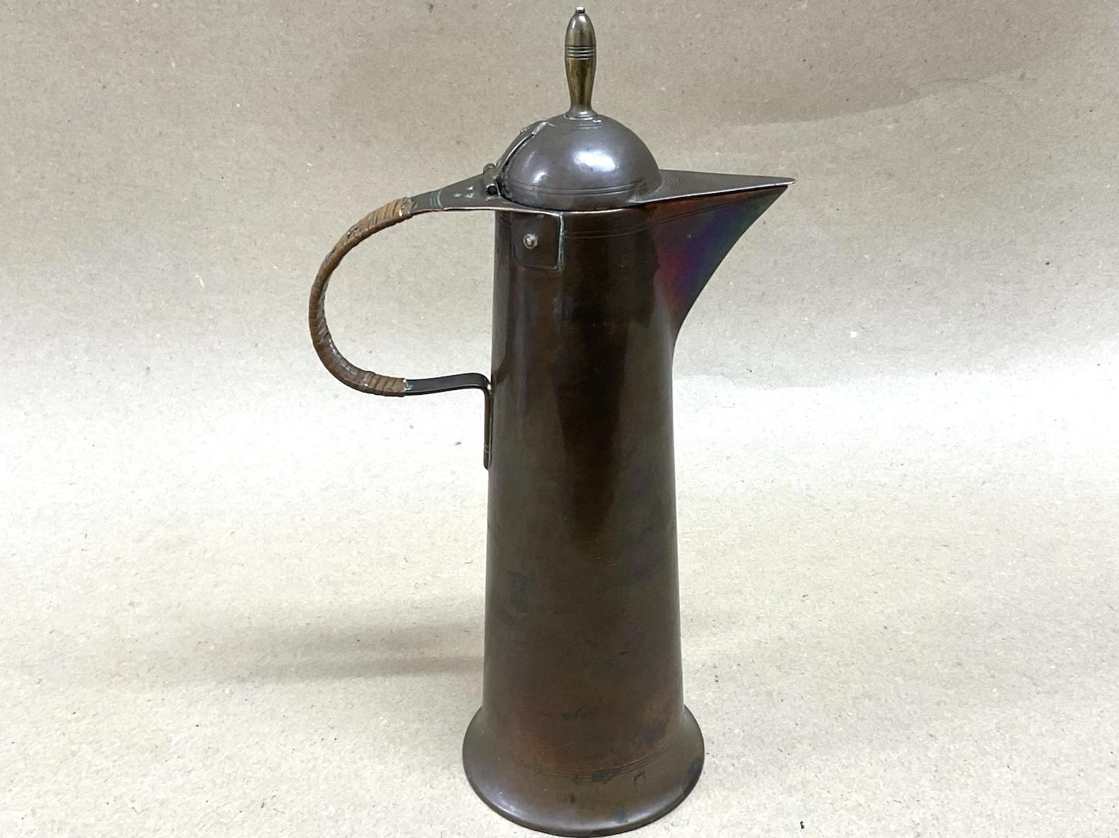 Arts & Crafts Copper + Brass Jug by Jan Eisenloeffel Antique c.1900 (1 of 7) Arts & Crafts Copper + Brass Jug by Jan Eisenloeffel Antique c.1900 (1 of 7)