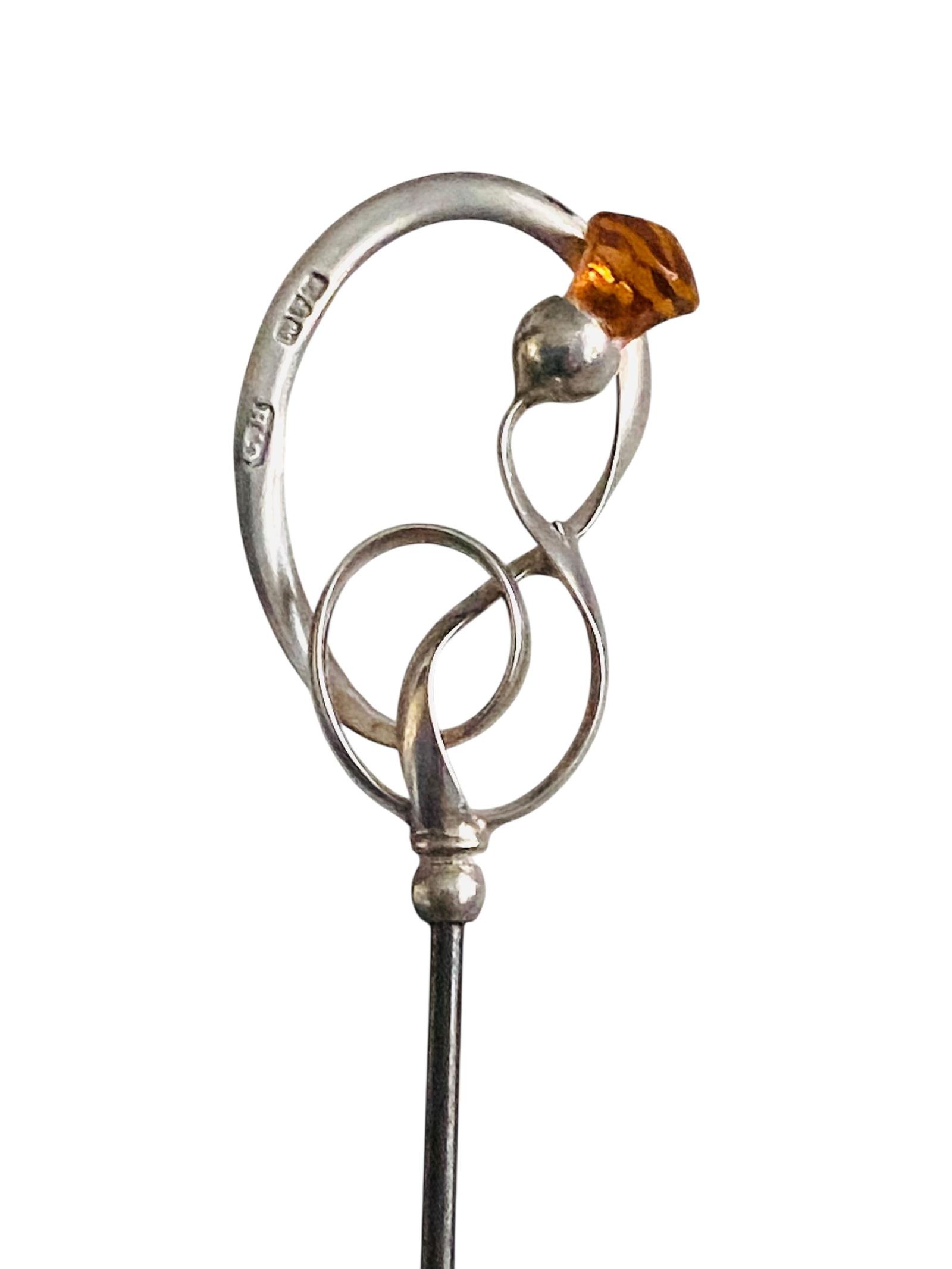 Antique Charles Horner Silver & Citrine Thistle Hat Pin Chester 1913 Patented Bayonet Pin (1 of 7) Antique Charles Horner Silver & Citrine Thistle Hat Pin Chester 1913 Patented Bayonet Pin (1 of 7)