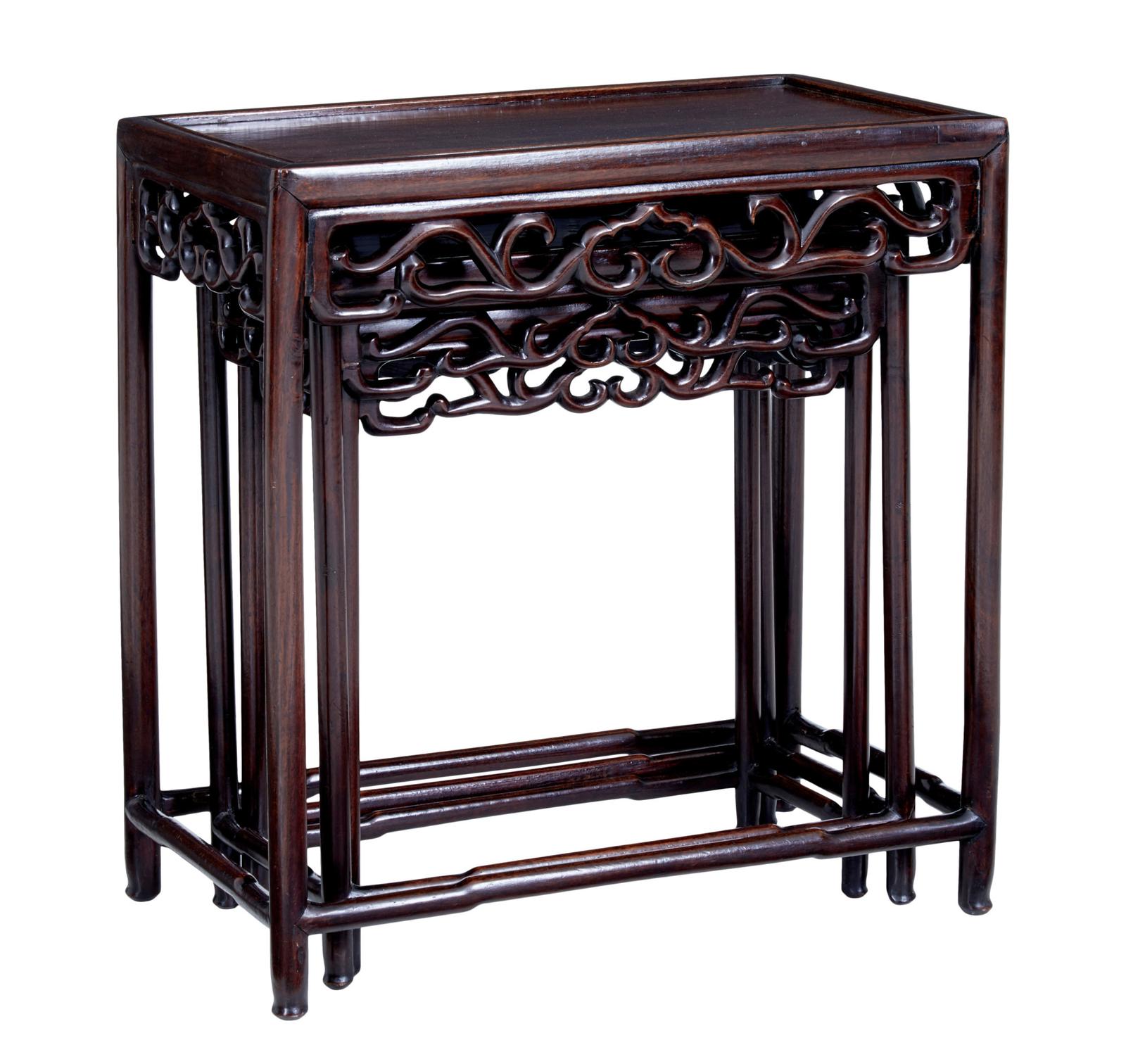 Late 19th Century Oriental Nest of Tables (1 of 8)