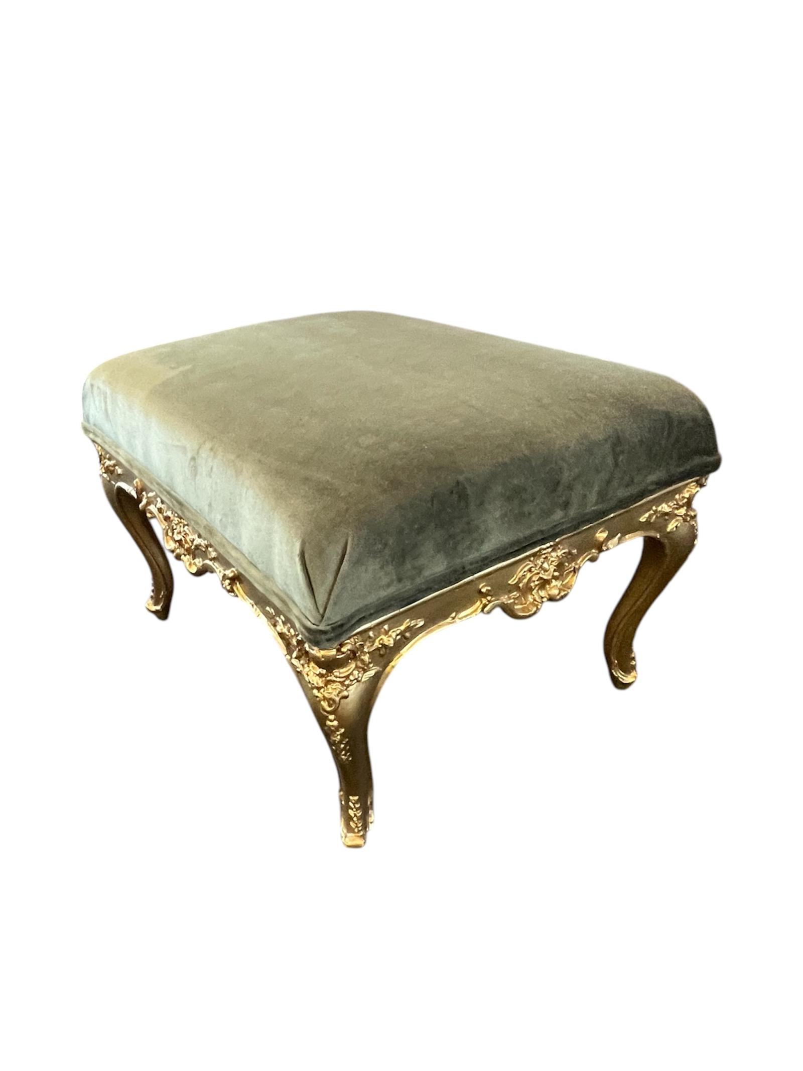 Victorian Gilded Footstool (1 of 9) Victorian Gilded Footstool (1 of 9)