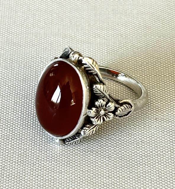Bernard Instone Silver & Carnelian Ring (1 of 5) Bernard Instone Silver & Carnelian Ring (1 of 5)