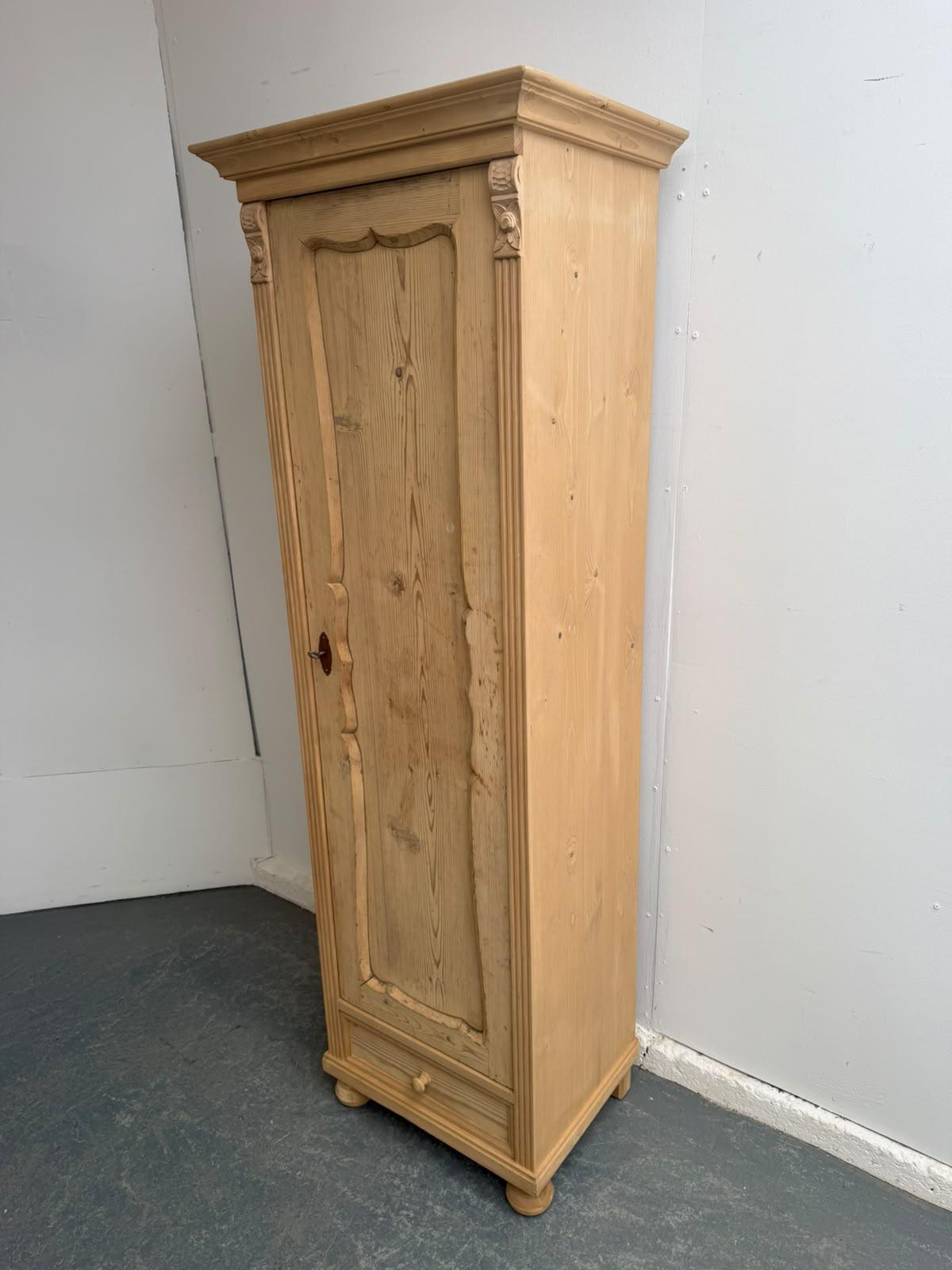 Pretty Antique Pine 1 Door 1 Drawer Storage Cupboard to wax / paint (1 of 9) Pretty Antique Pine 1 Door 1 Drawer Storage Cupboard to wax / paint (1 of 9)