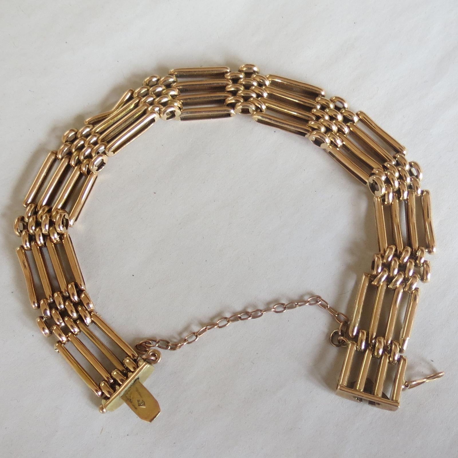 Victorian/Edwardian 15ct Gold Bracelet (1 of 8)