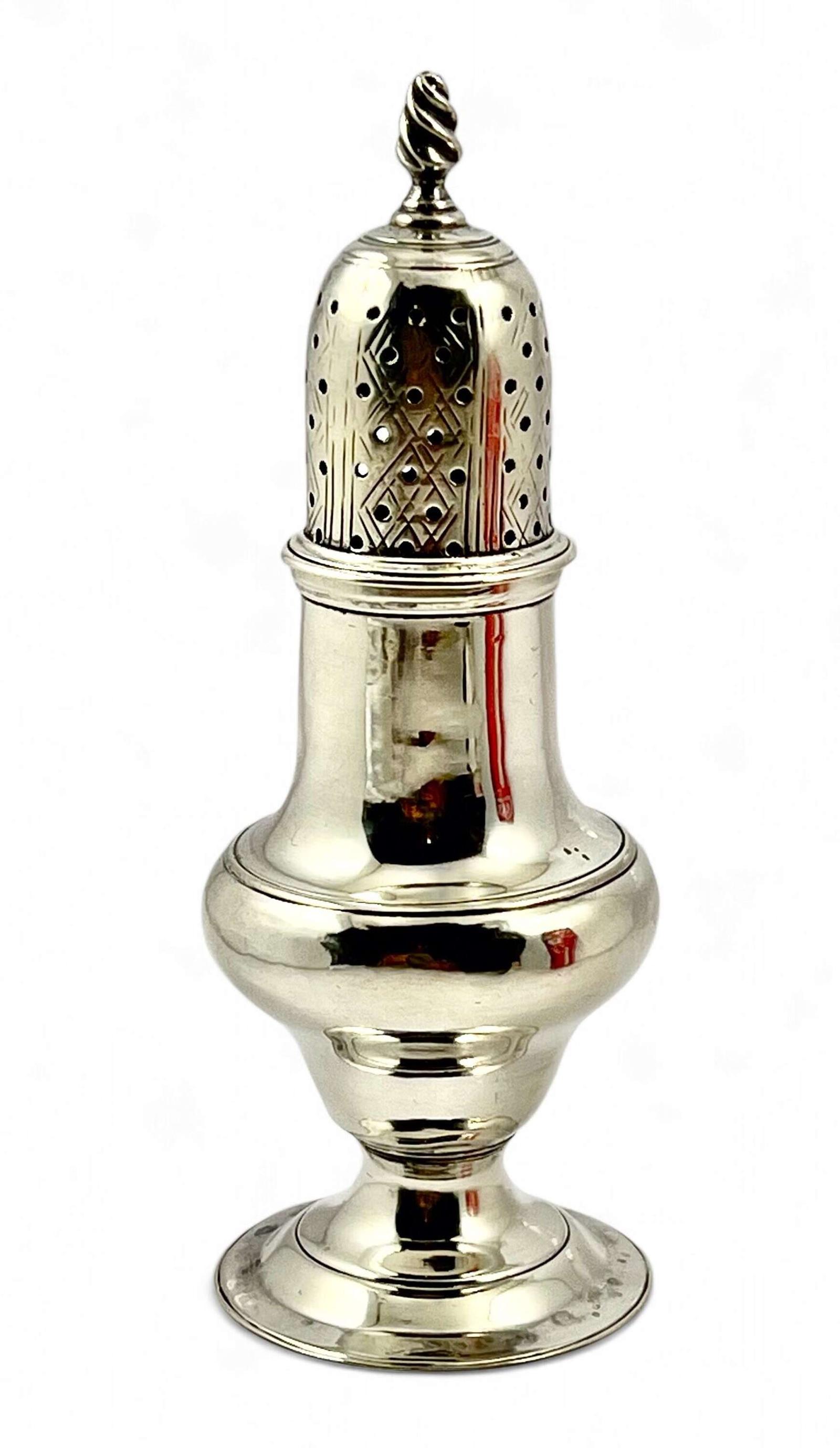 George III Antique Silver Sugar Caster, London 1778 (1 of 7)