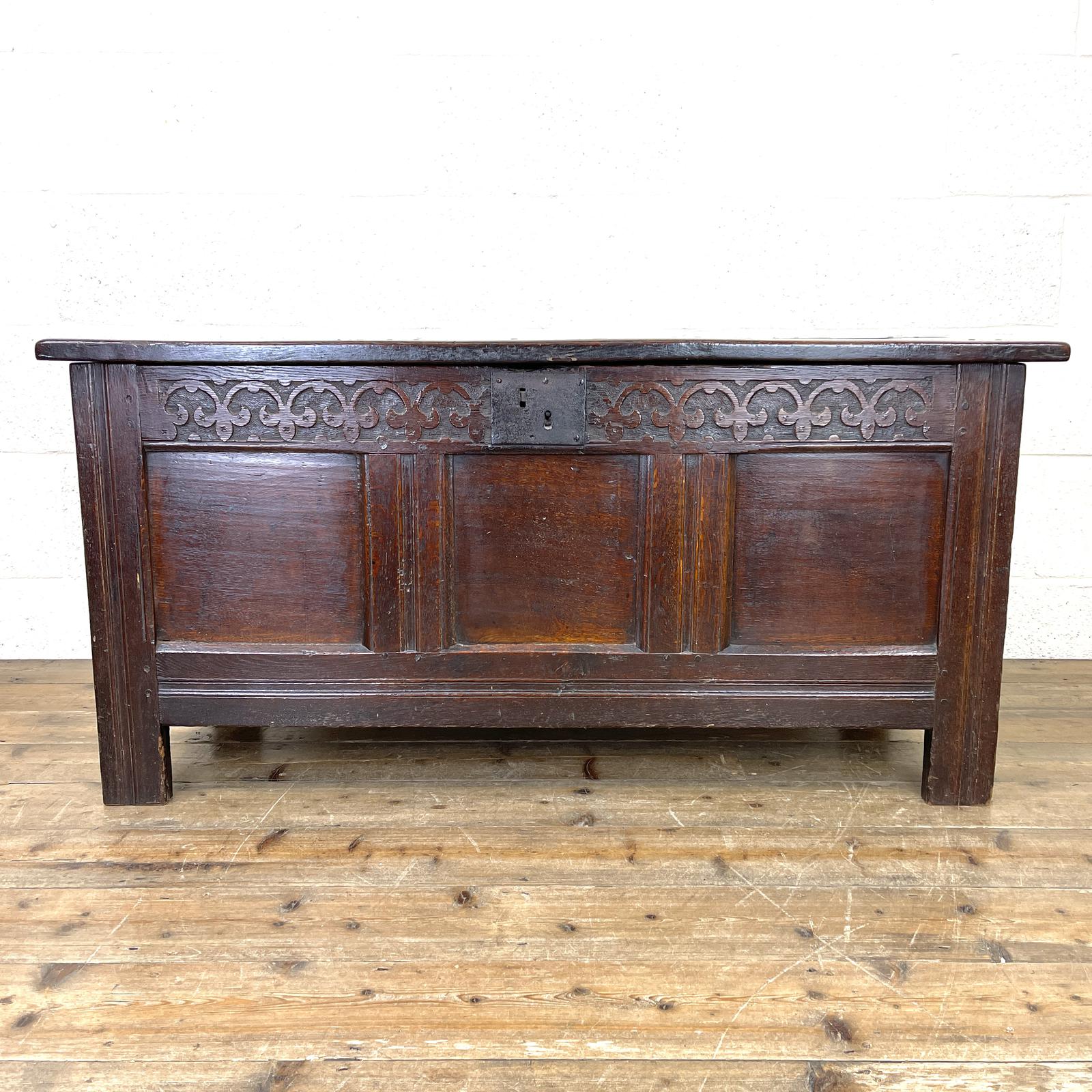 Antique 18th Century Oak Blanket Box (1 of 10) Antique 18th Century Oak Blanket Box (1 of 10)