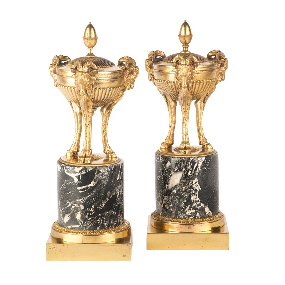 Pair of Regency Classical Gilt Bronze Vases (1 of 2) Pair of Regency Classical Gilt Bronze Vases (1 of 2)