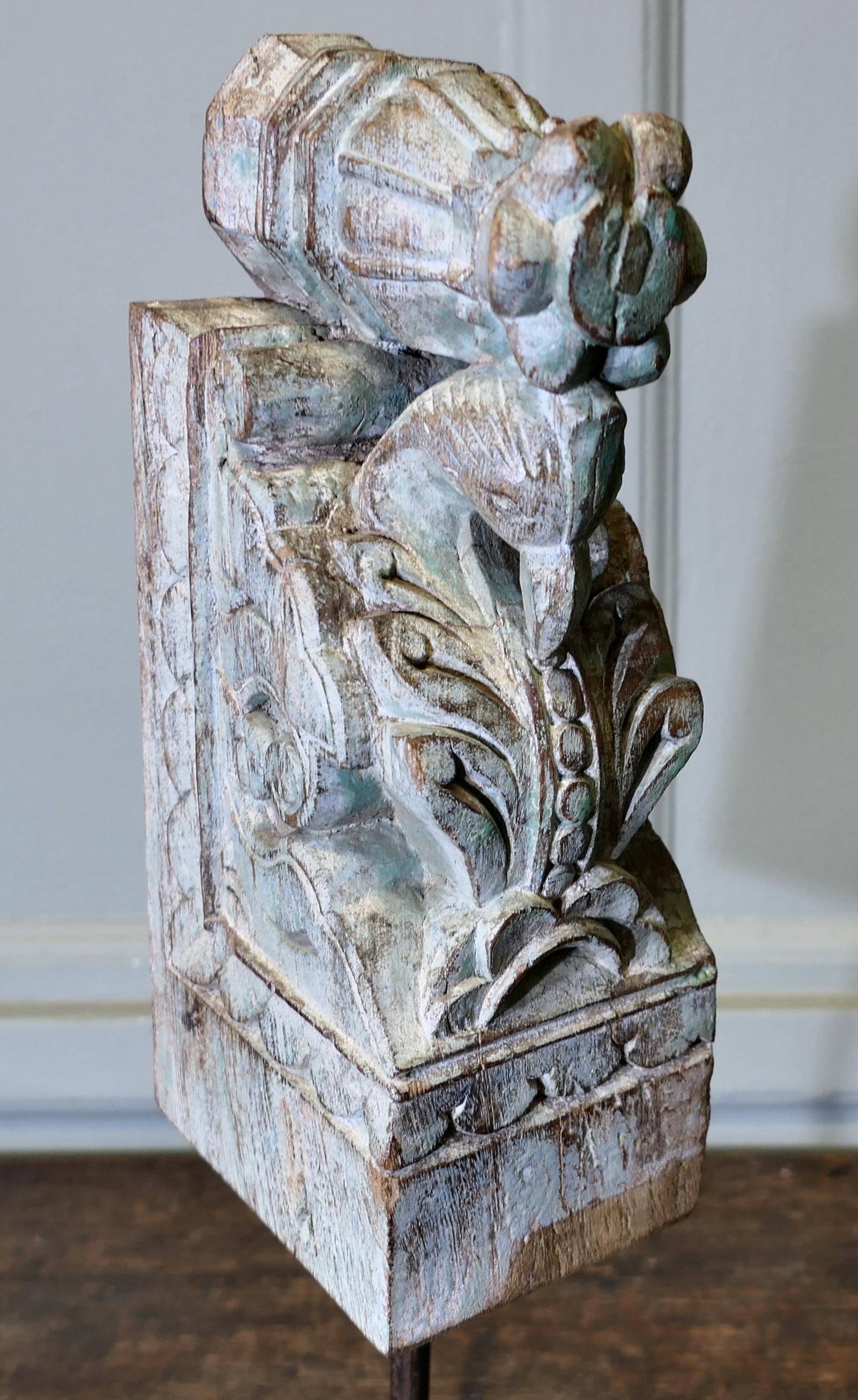 Carved Wooden Architectural Indian Roof Decoration (1 of 6)