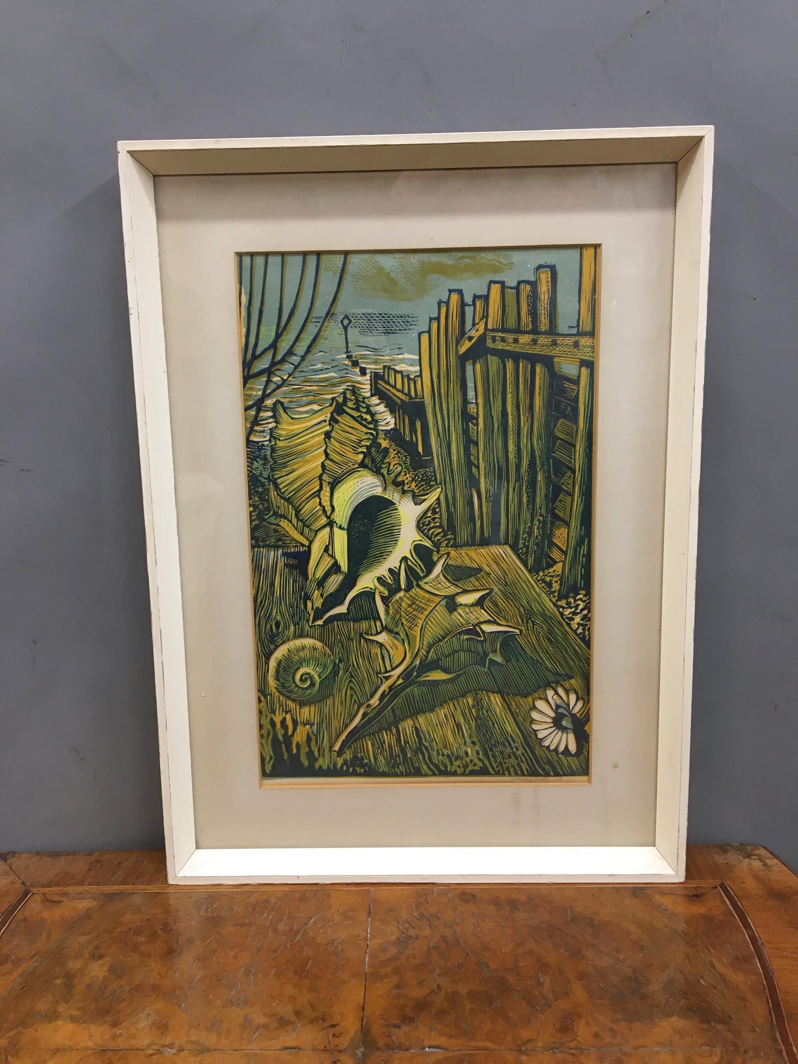 Lino Cut on Paper - Frederick Austin (1 of 6)