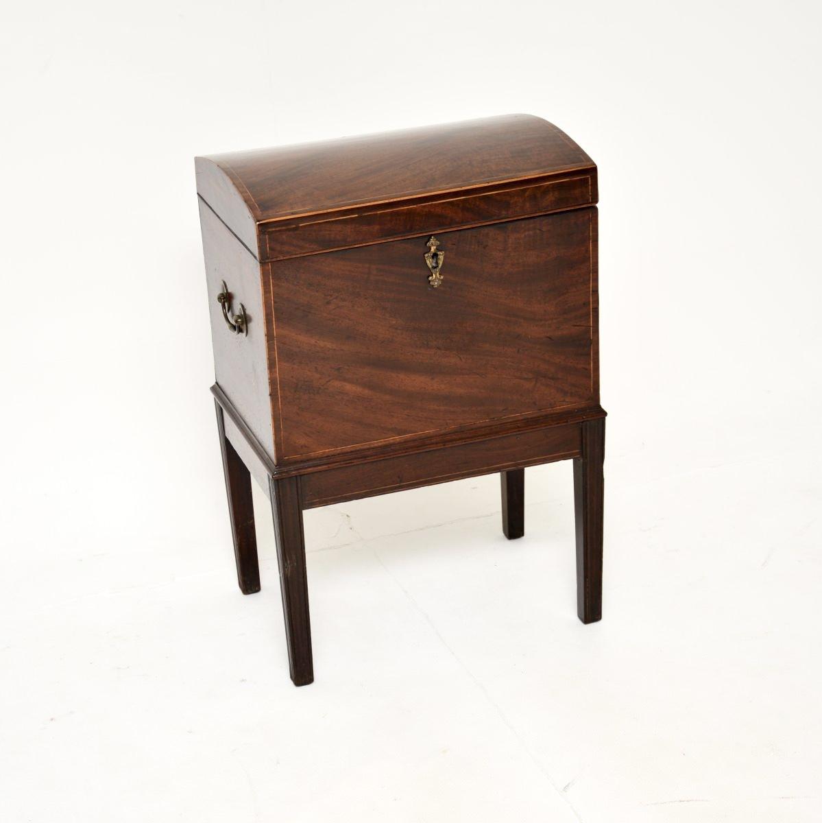Antique Georgian Period Inlaid Mahogany Cellarette / Wine Cooler by Gillows (1 of 10)