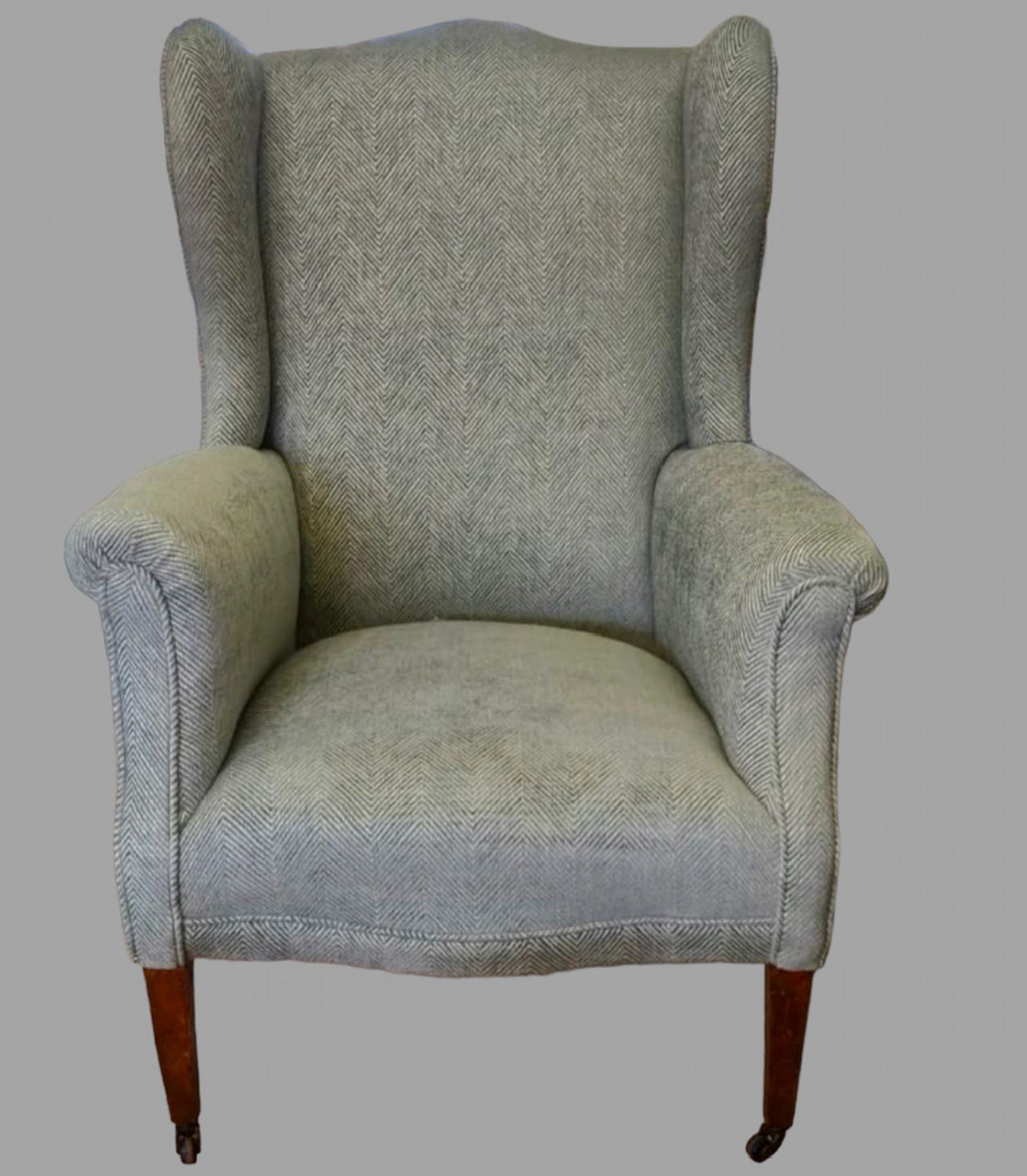 Beech Wing Armchair c.1910 (1 of 4)