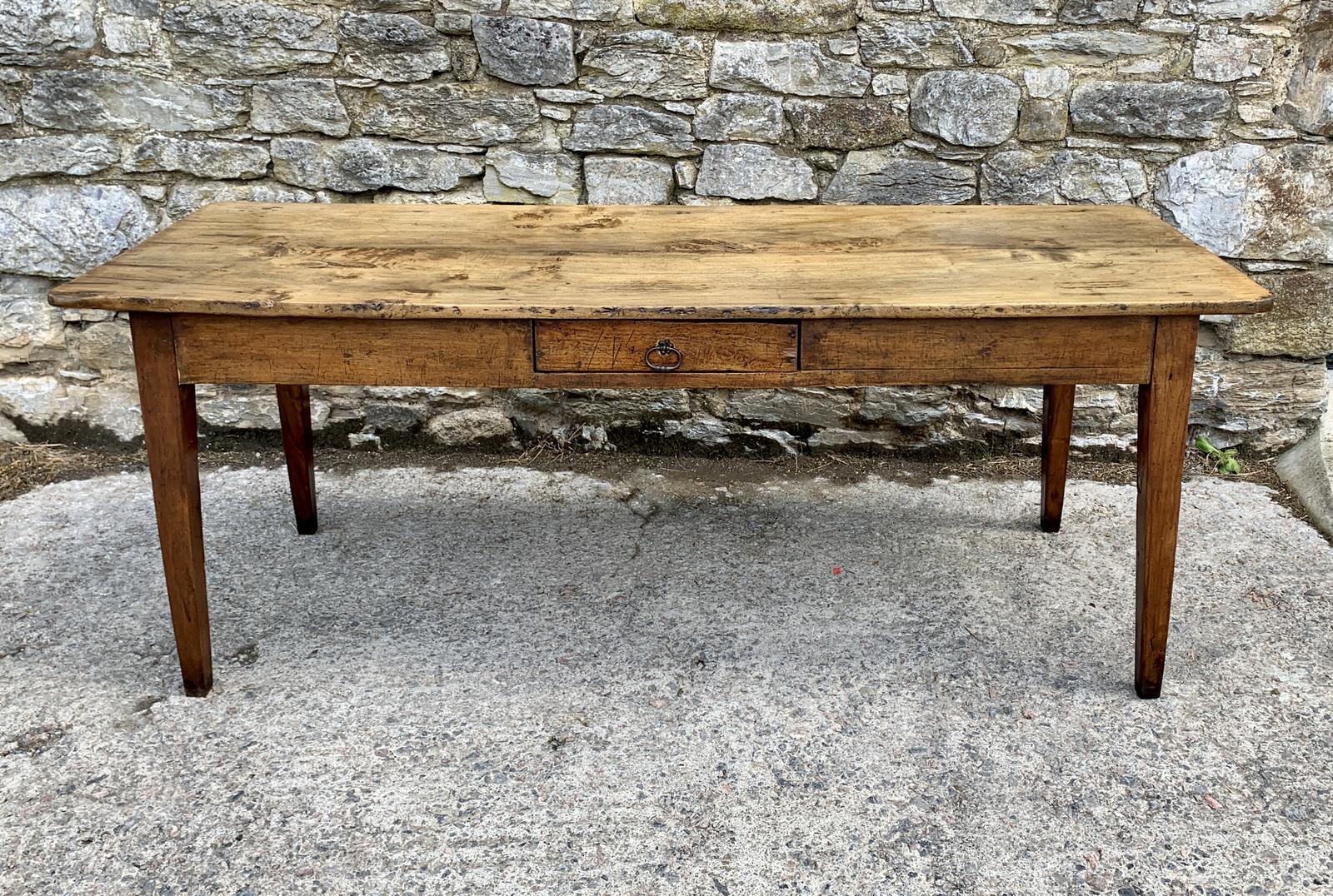 Large French Sycamore & Elm Farmhouse Table (1 of 21) Large French Sycamore & Elm Farmhouse Table (1 of 21)