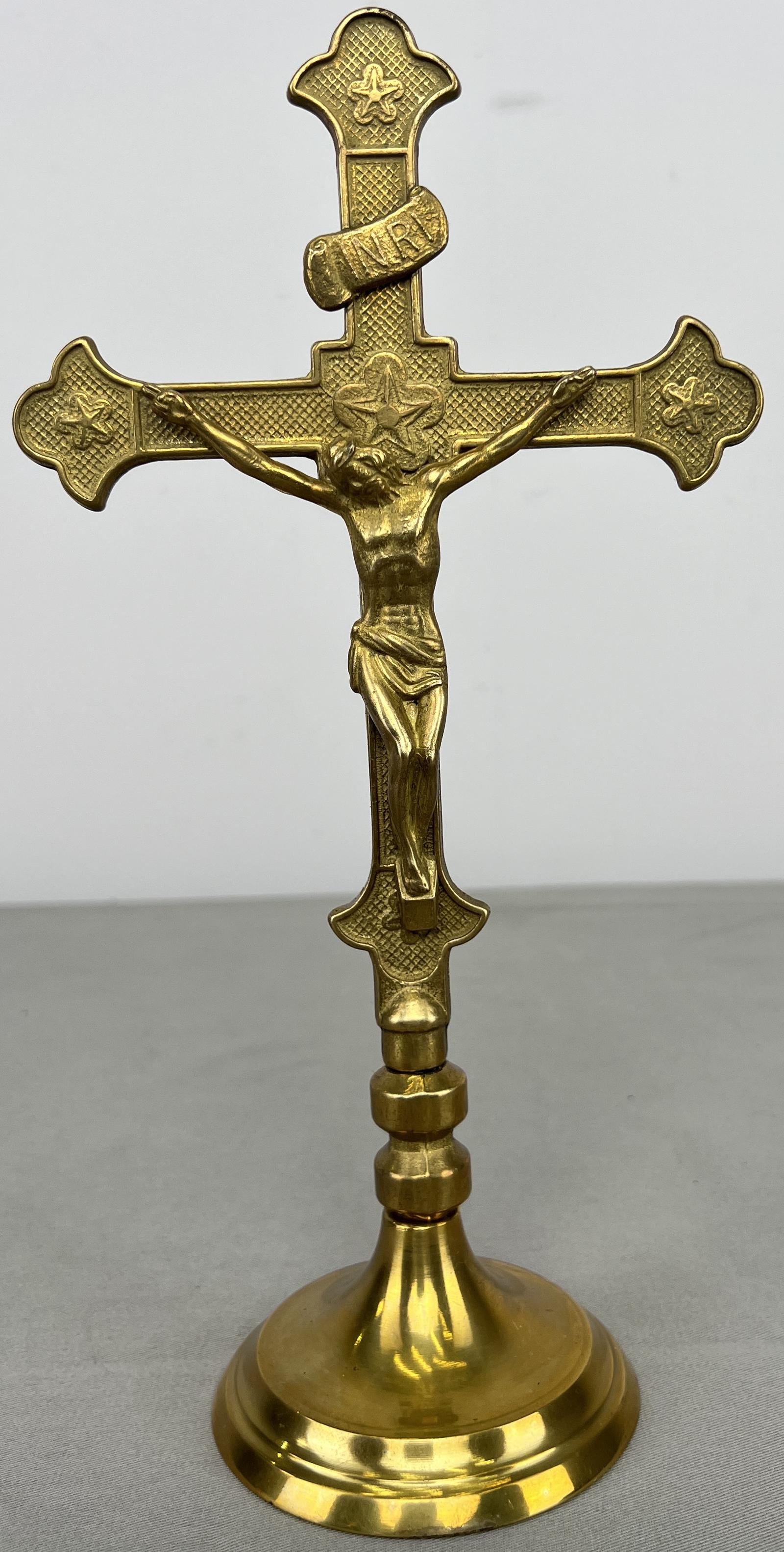 Crucifix Vintage French Style Standing Religious Cross (1 of 8) Crucifix Vintage French Style Standing Religious Cross (1 of 8)