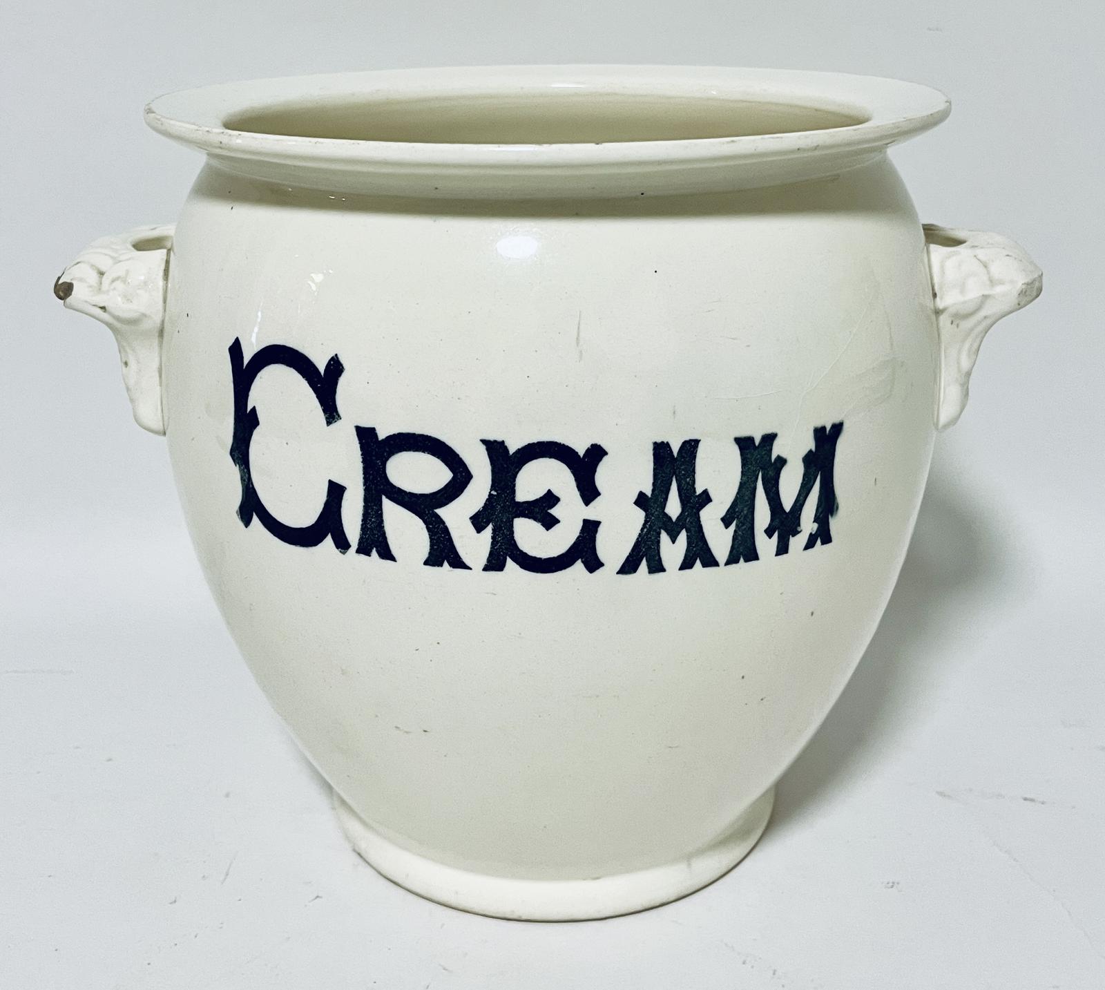 Edwardian White Ironstone Dairy Cream Pail (1 of 12) Edwardian White Ironstone Dairy Cream Pail (1 of 12)