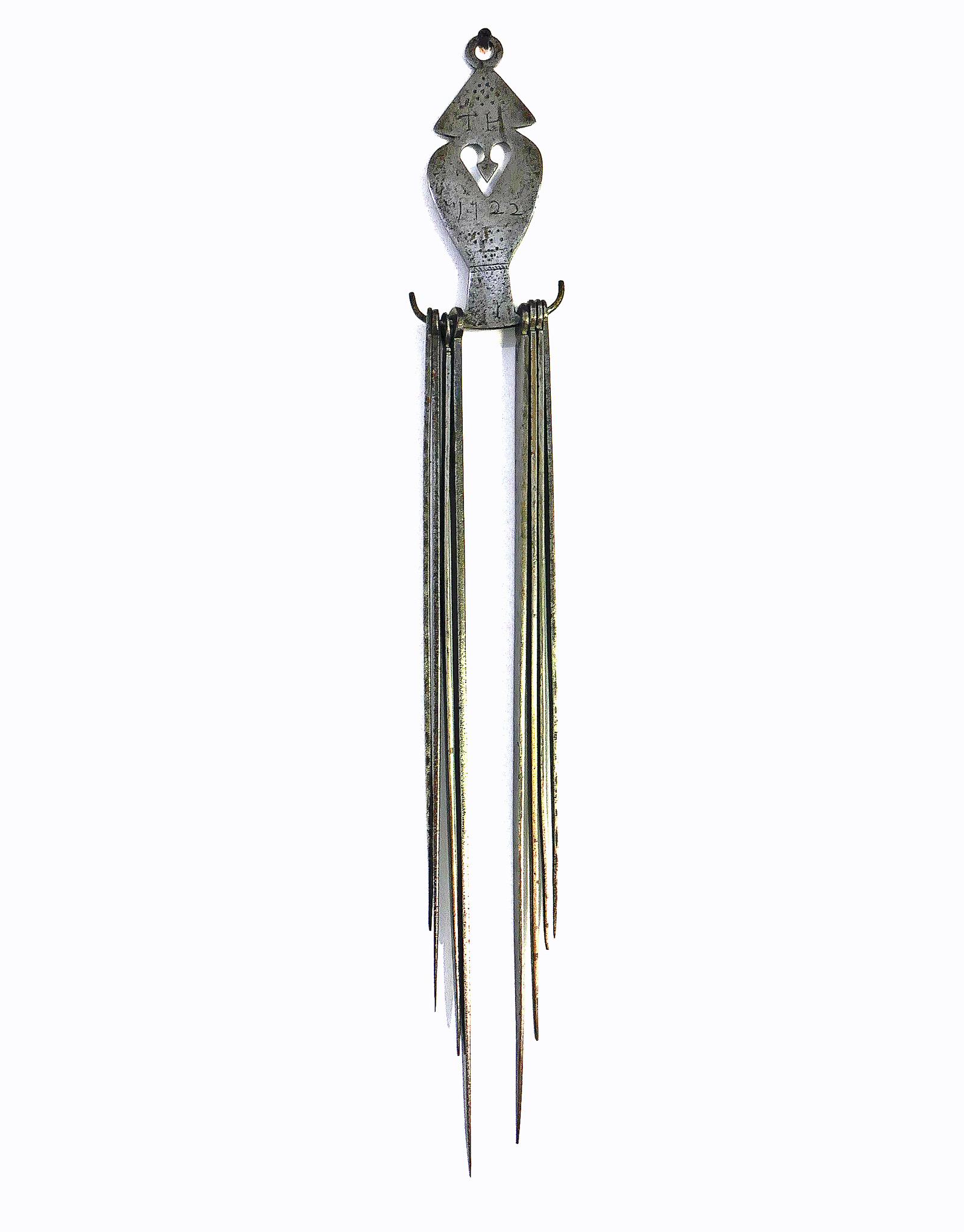 Antique Early Metalware 18thc Full Set Of Meat Skewers And Holder Dated 1722 Engraved TH (1 of 4) Antique Early Metalware 18thc Full Set Of Meat Skewers And Holder Dated 1722 Engraved TH (1 of 4)