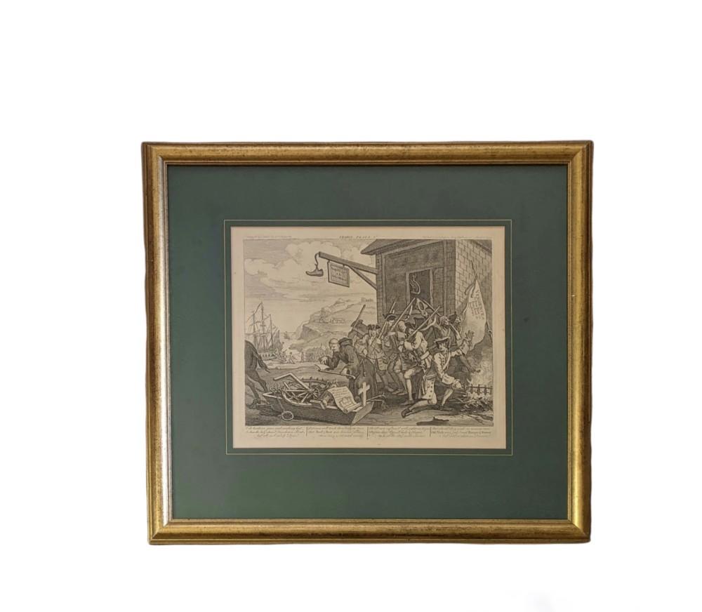 Original Hogarth Engraving Published March 8, 1756 (1 of 7)