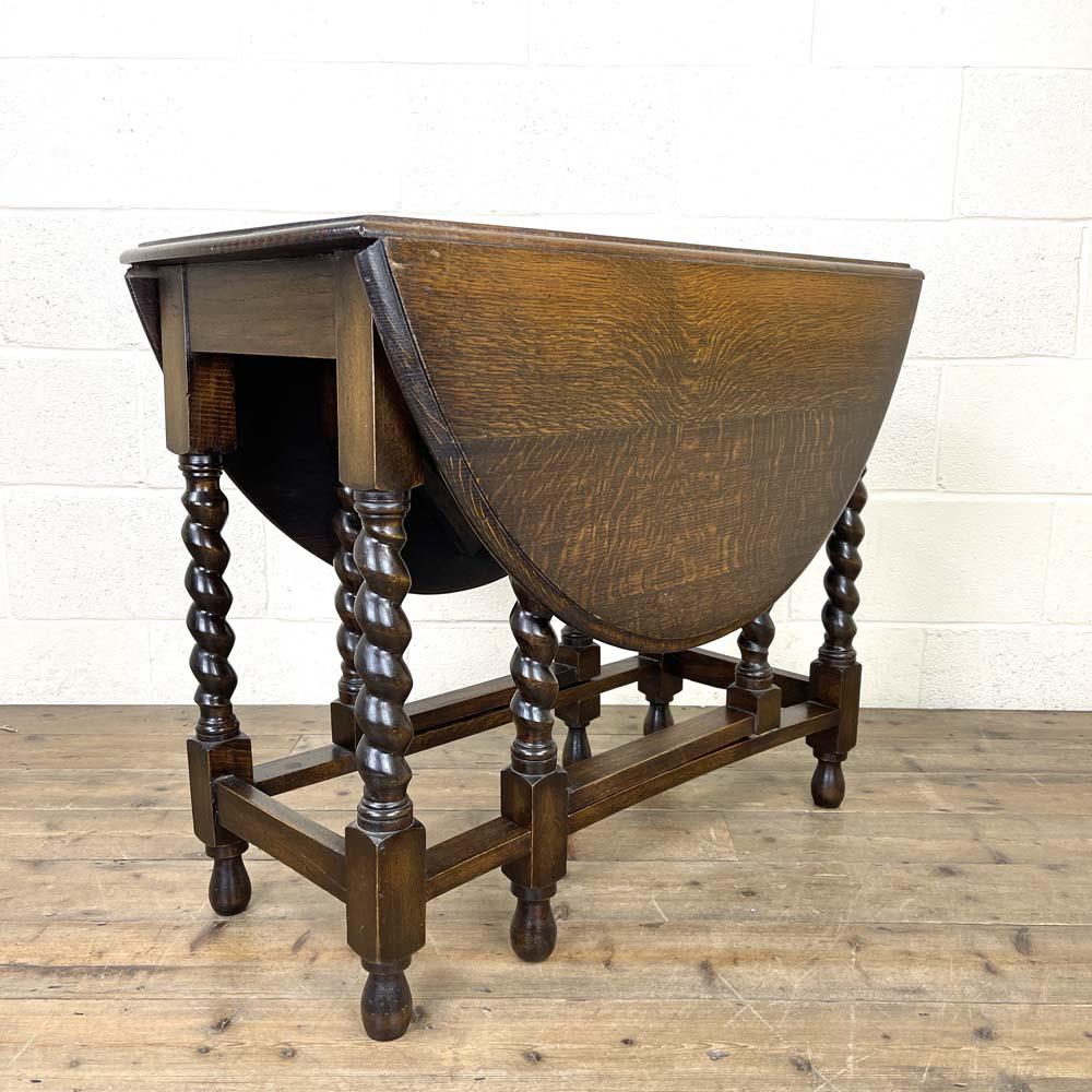 Antique Barley Twist Gateleg Table (1 of 8) Antique Barley Twist Gateleg Table (1 of 8)