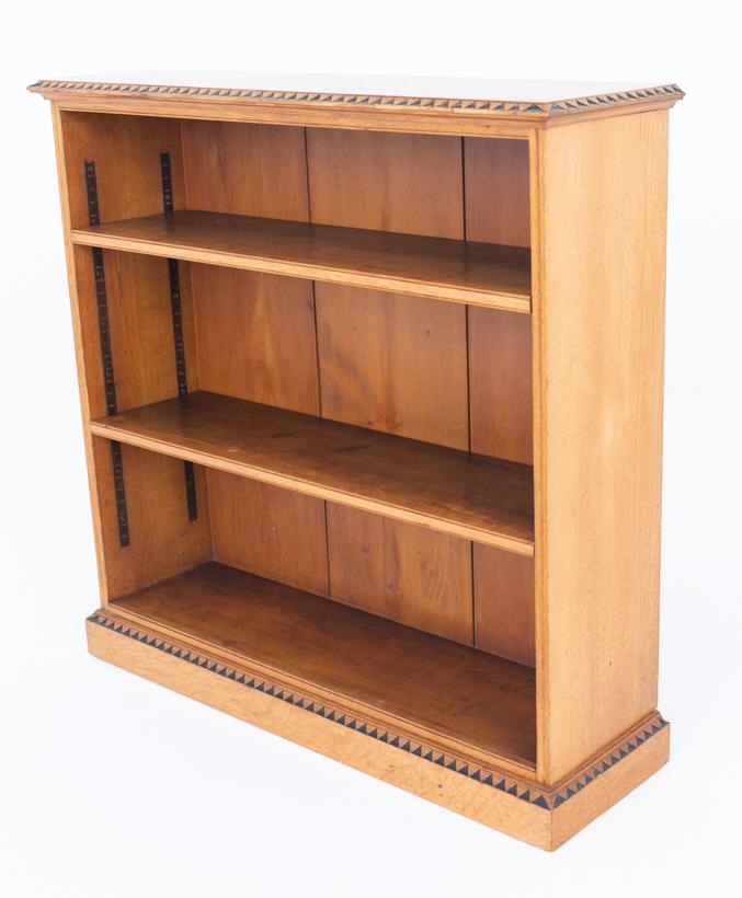Arts & Crafts Style Blonde Oak Open Bookcase (1 of 6) Arts & Crafts Style Blonde Oak Open Bookcase (1 of 6)