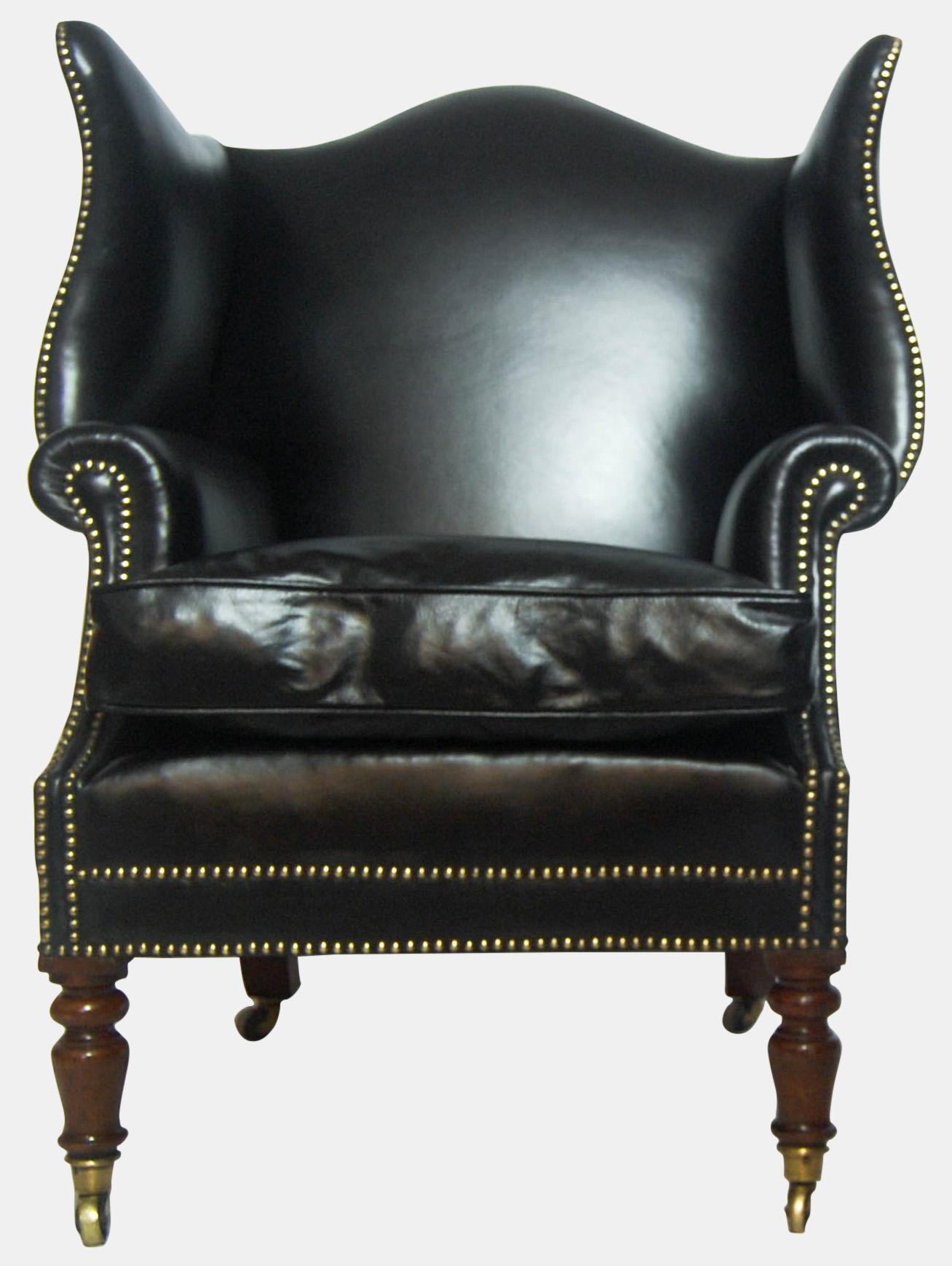 19th Century Wingback Library Chair (1 of 1) 19th Century Wingback Library Chair (1 of 1)