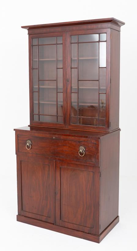 William IV Mahogany Secretaire Bookcase (1 of 10) William IV Mahogany Secretaire Bookcase (1 of 10)