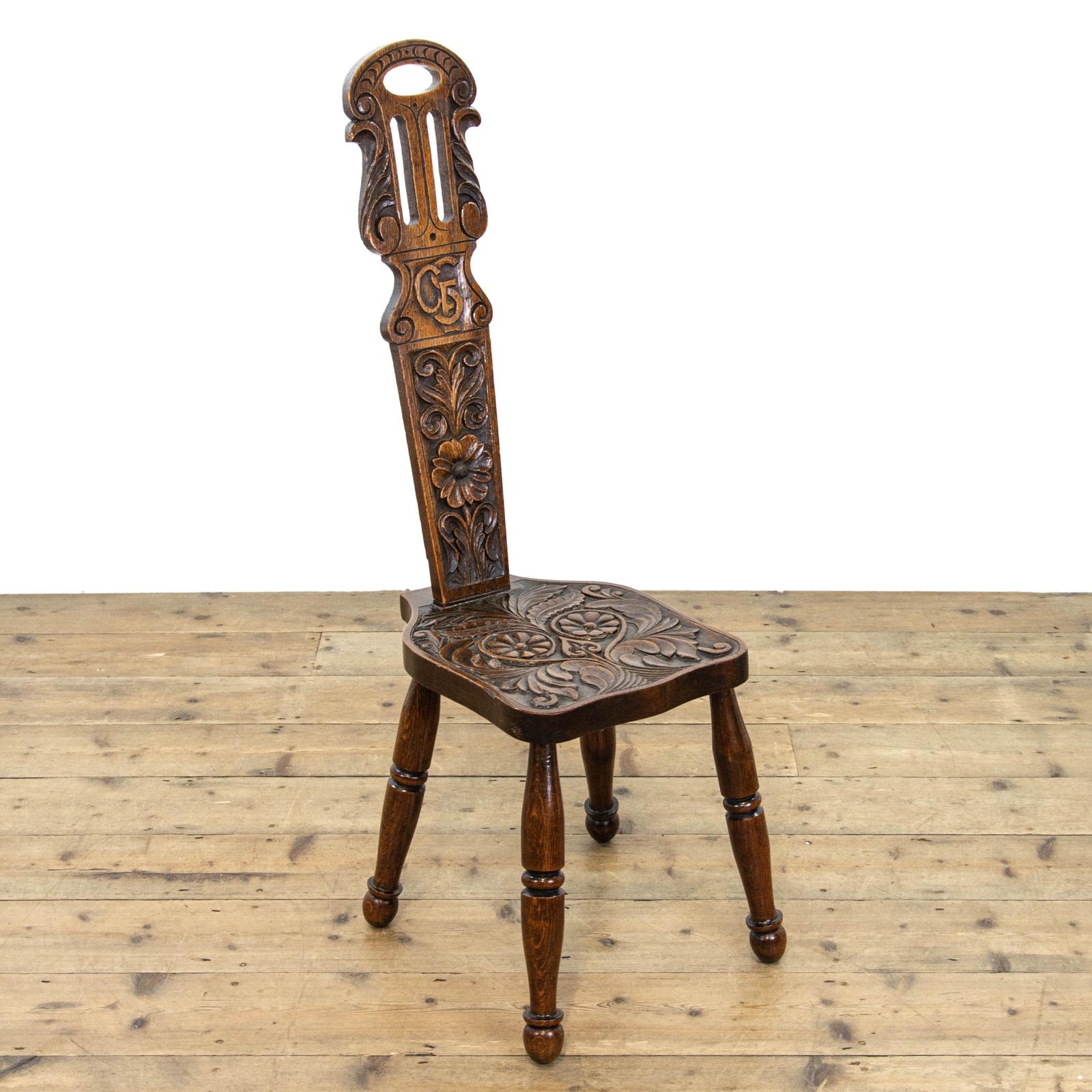 Victorian Antique Oak Carved Spinning Chair (1 of 8) Victorian Antique Oak Carved Spinning Chair (1 of 8)
