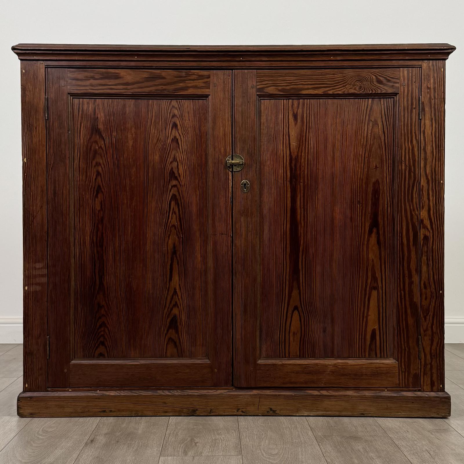 Antique 19th Century Good Quality Pitch Pine Cupboard (1 of 10) Antique 19th Century Good Quality Pitch Pine Cupboard (1 of 10)