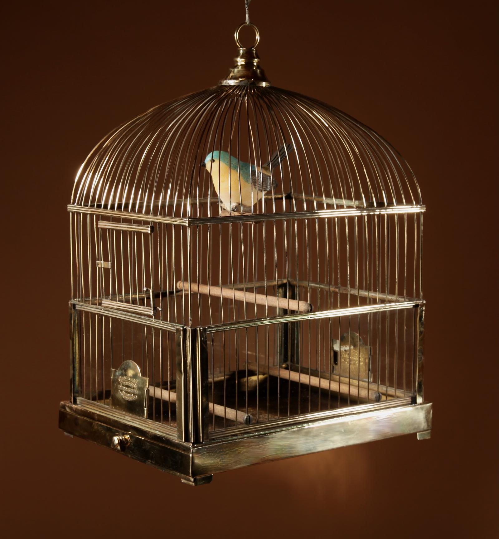 Brass Very Decorative Bird Cage 1920-1940 (1 of 12) Brass Very Decorative Bird Cage 1920-1940 (1 of 12)