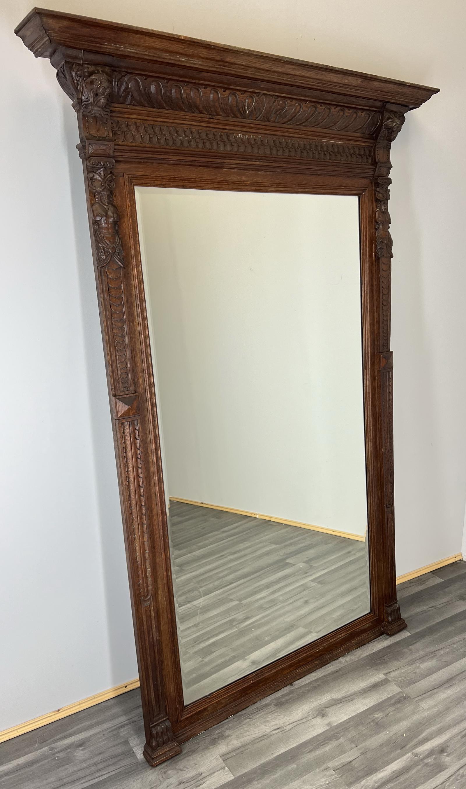 Big Impressive Polished French Mirror (1 of 10) Big Impressive Polished French Mirror (1 of 10)