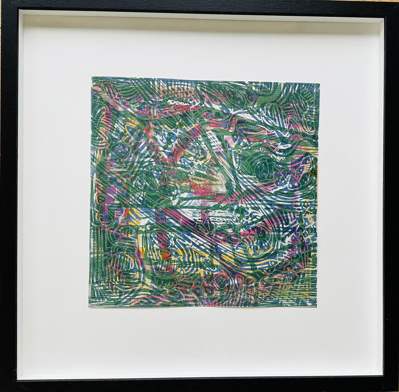 Original Monotype 'Theme on a Fantasy Garden' One of 3 - Toby Horne Shepherd - Provenance; Helen Hale R.O.I. c.1965 (1 of 3)