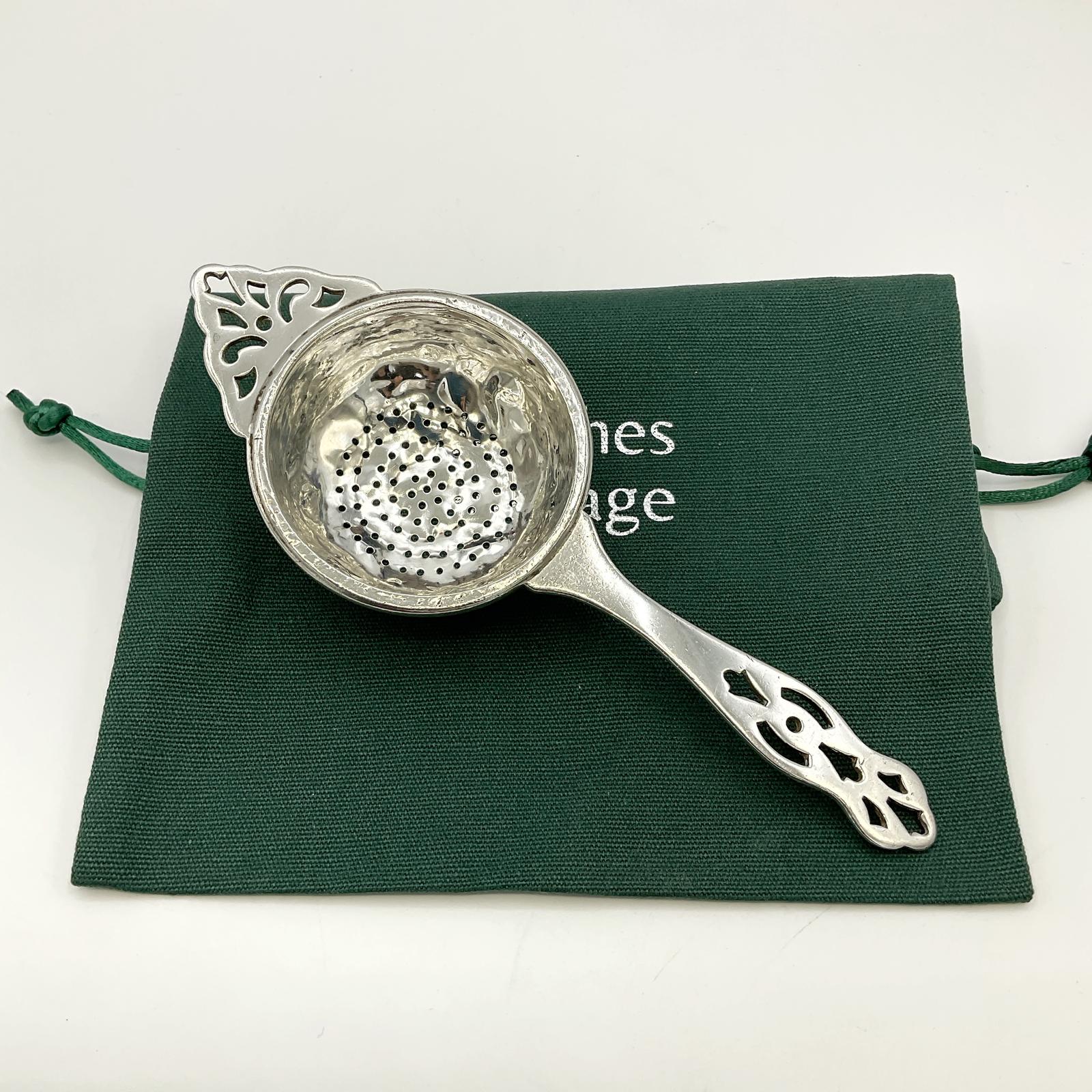 Vintage 1930s Sterling Silver Tea Strainer (1 of 10)