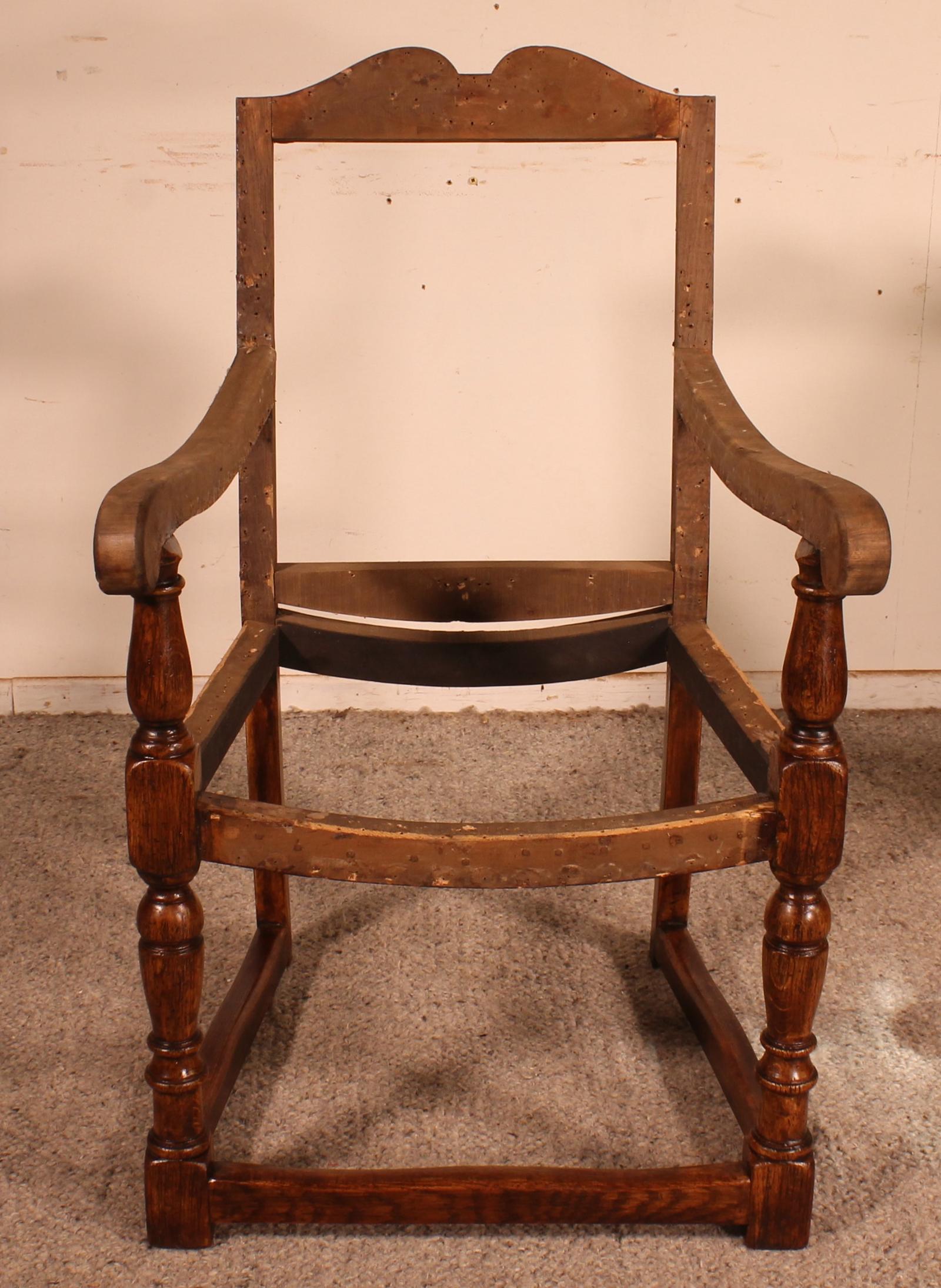 18th Century English Armchair in Oak (1 of 10)