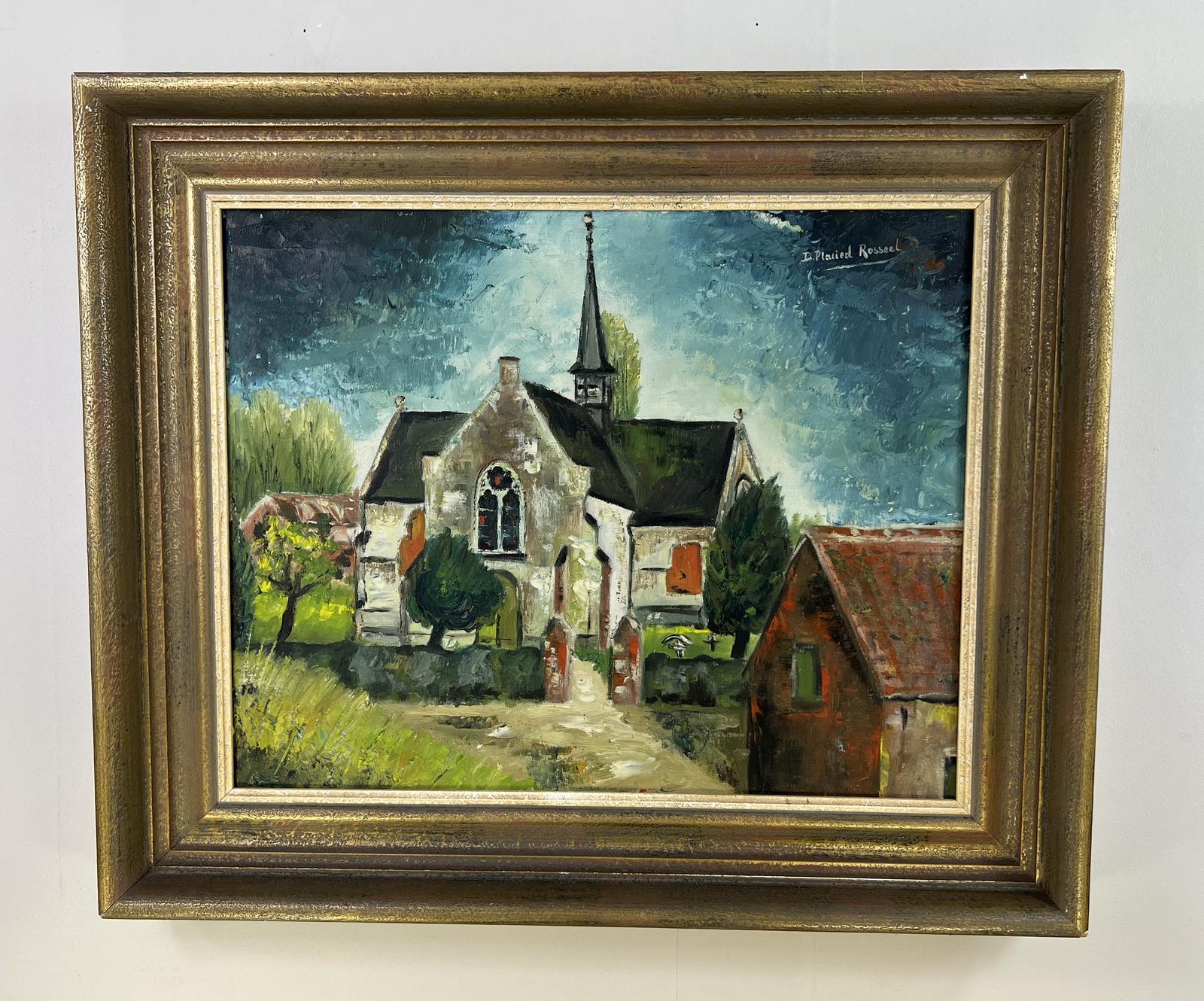 Vintage Oil Painting in Frame (1 of 11)
