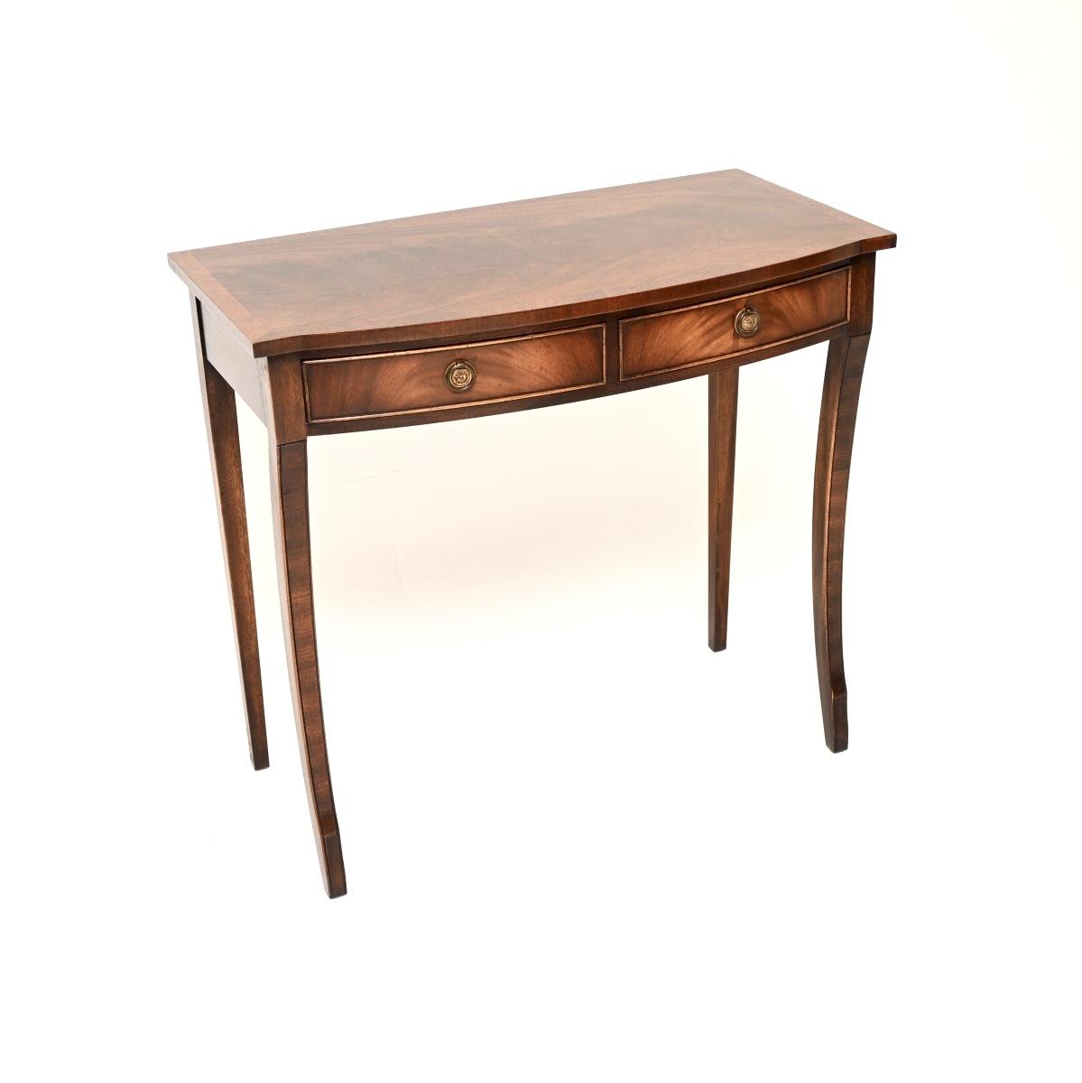 Regency Style Mahogany Console Table / Desk (1 of 10) Regency Style Mahogany Console Table / Desk (1 of 10)