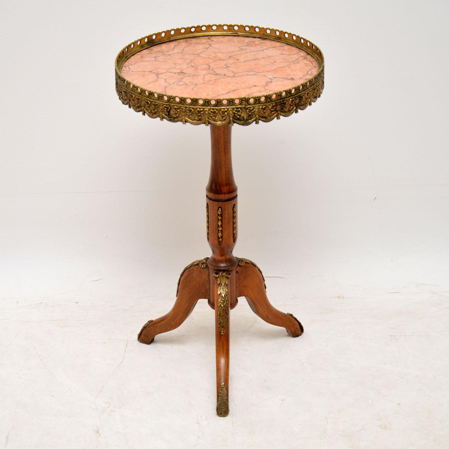 French Marble Top Wine Table (1 of 7) French Marble Top Wine Table (1 of 7)