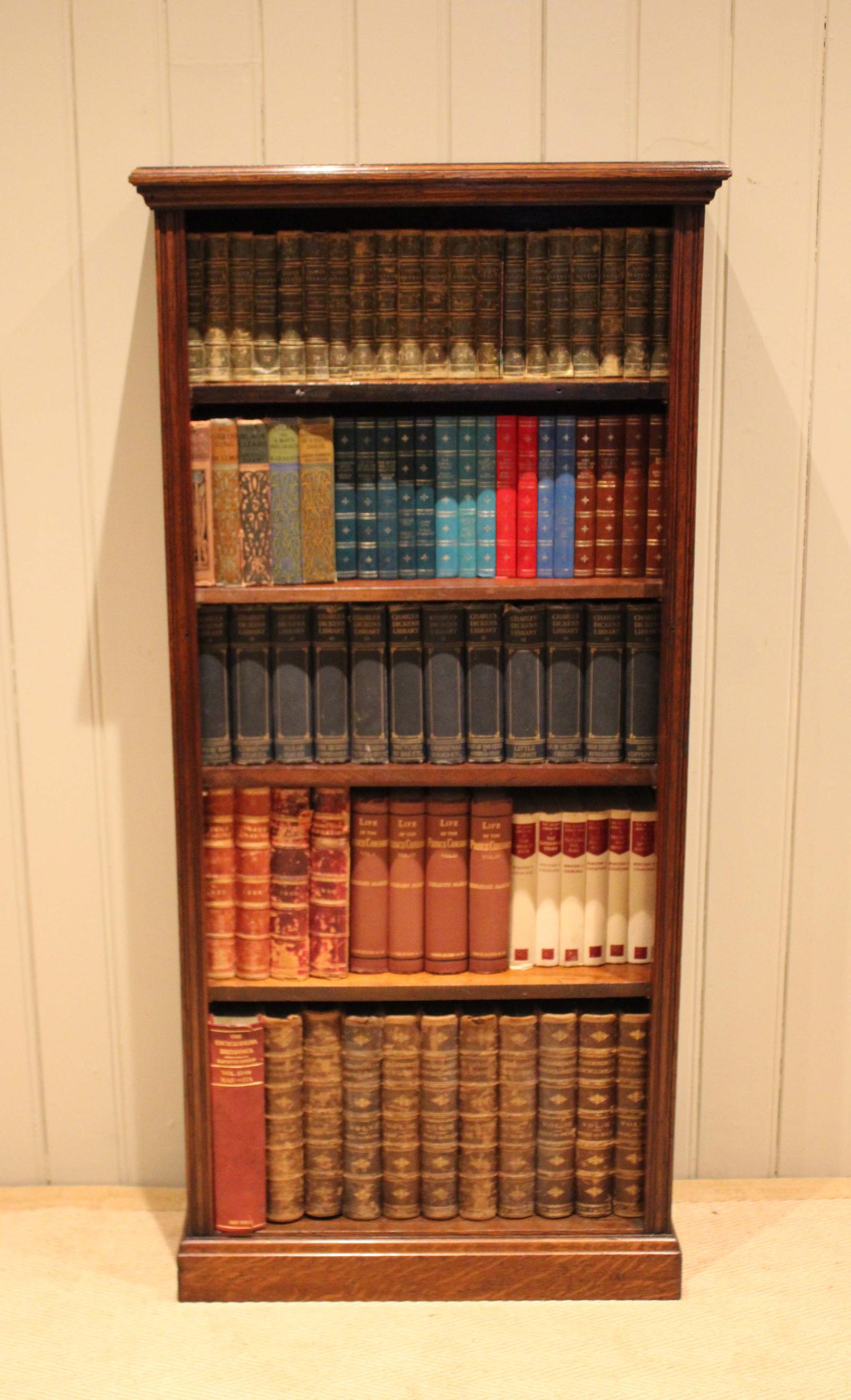 Late Victorian Tall Oak Adjustable Shelved Bookcase (1 of 13) Late Victorian Tall Oak Adjustable Shelved Bookcase (1 of 13)