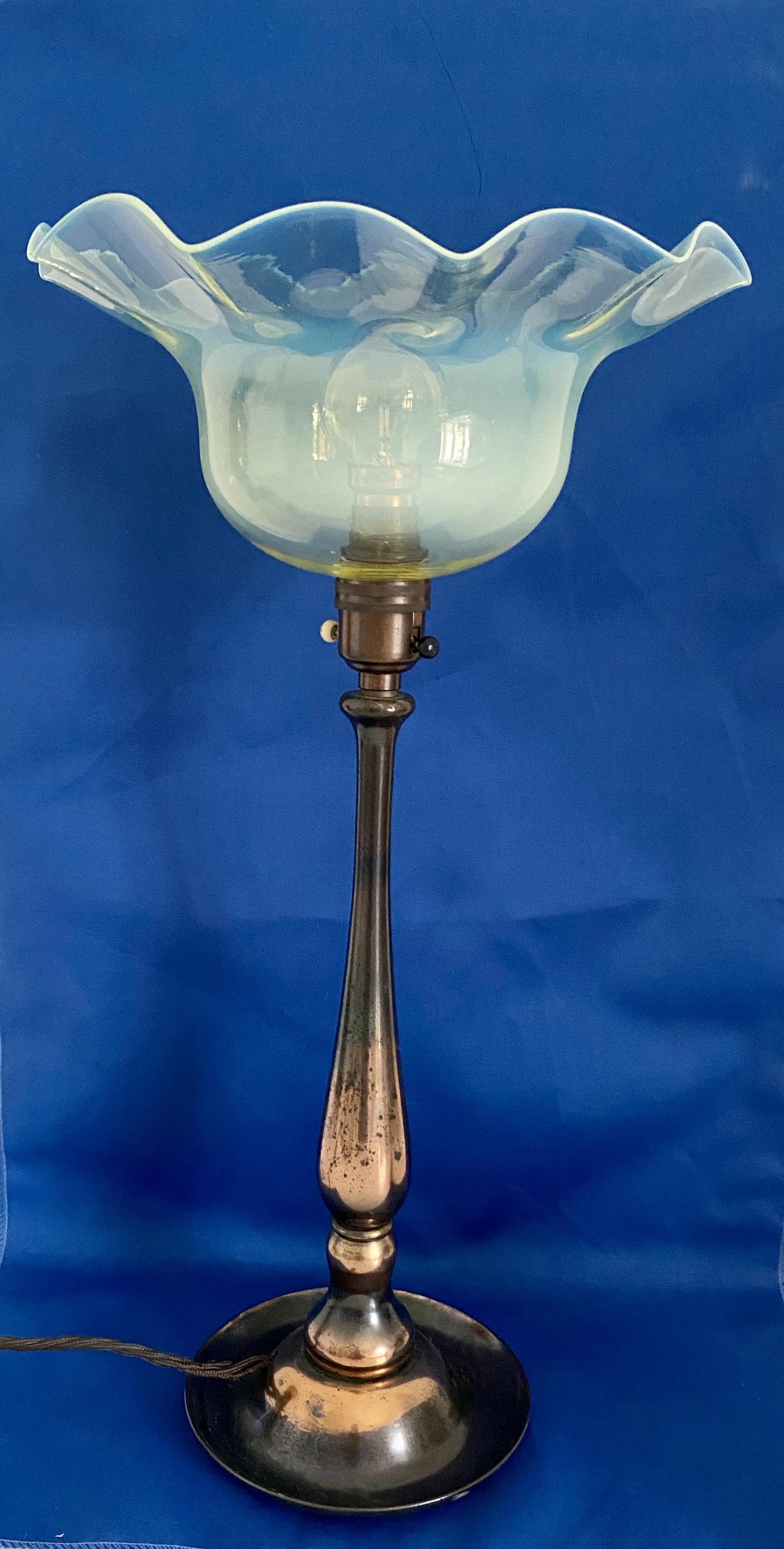 Art Deco Copper Lamp. C1925 (1 of 8)