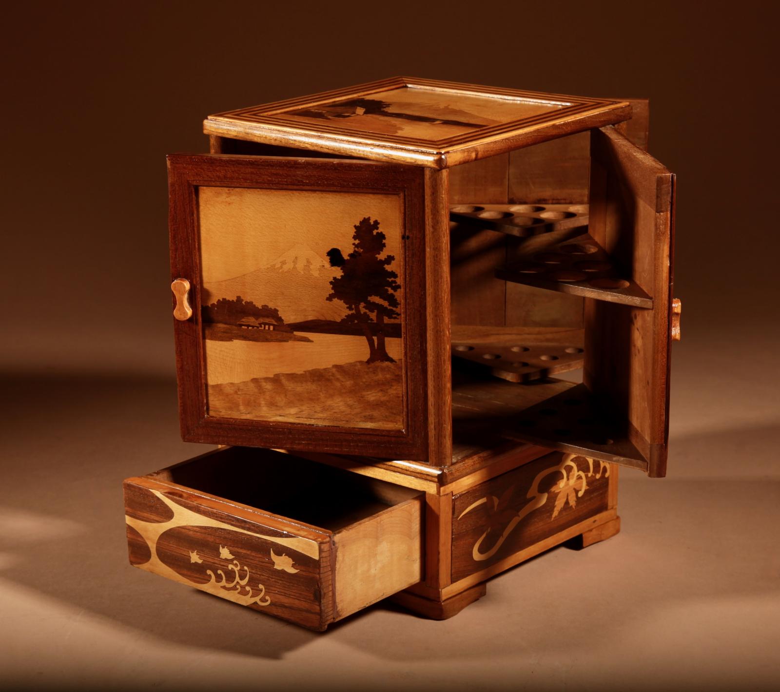 Art Deco Interesting Japanese Cigar Dispenser (1 of 10)