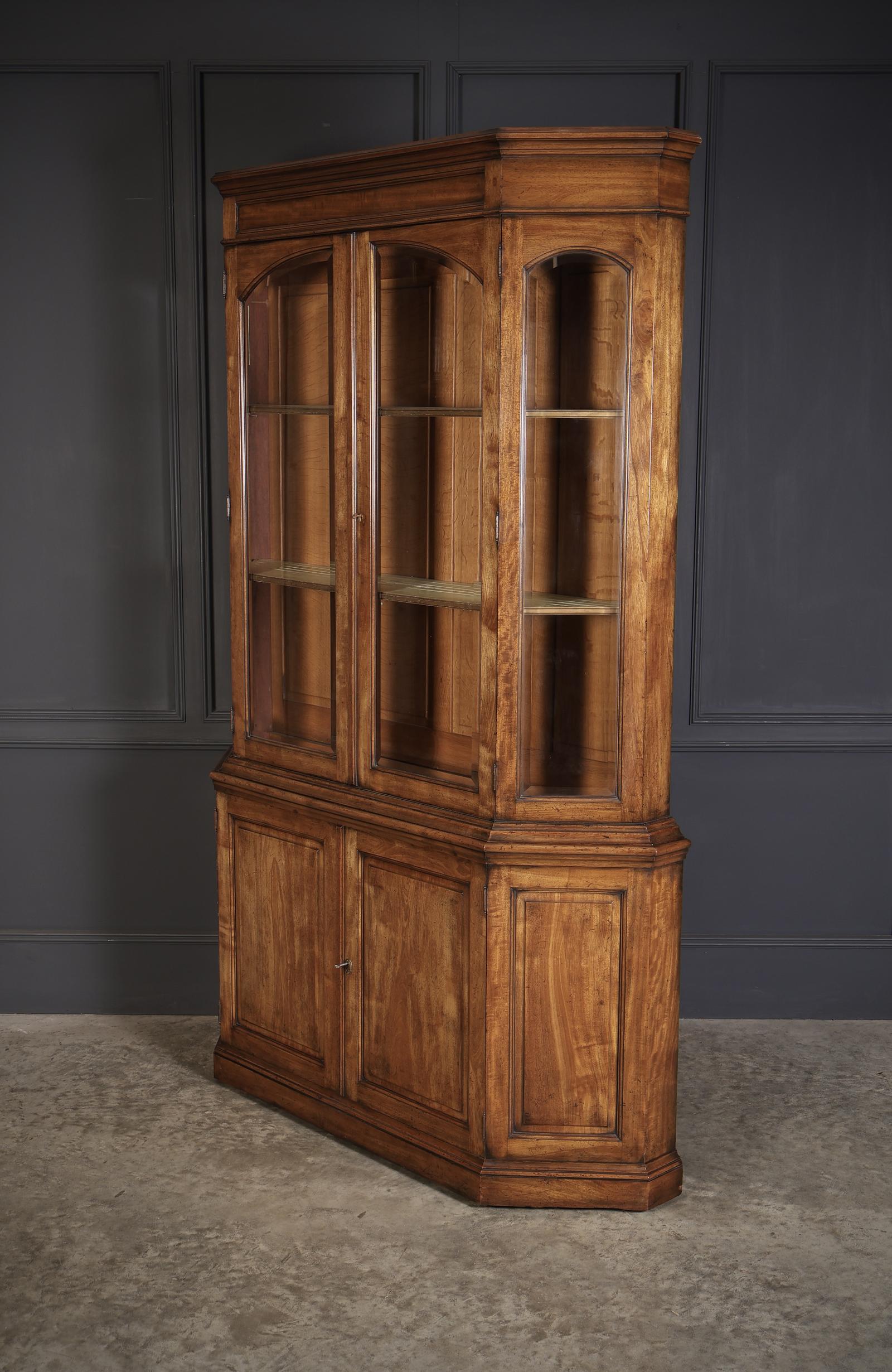 Rare Antique Mahogany Glazed Display Cabinet (1 of 15)