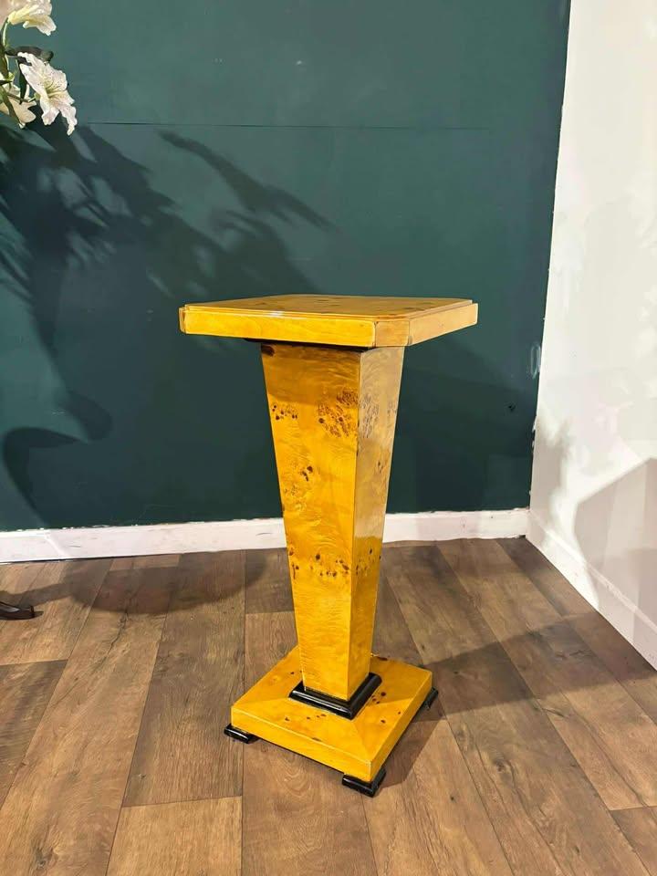 Art Deco Style Burr Walnut Pedestal (1 of 16) Art Deco Style Burr Walnut Pedestal (1 of 16)