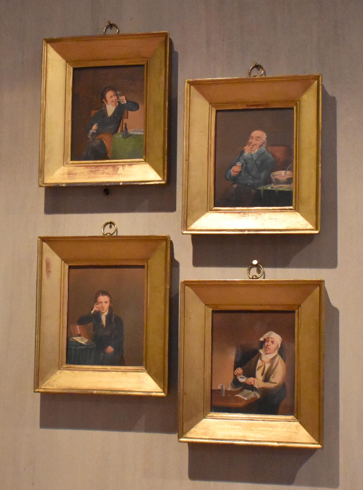 Superb Set of Four Victorian Miniatures (1 of 9) Superb Set of Four Victorian Miniatures (1 of 9)