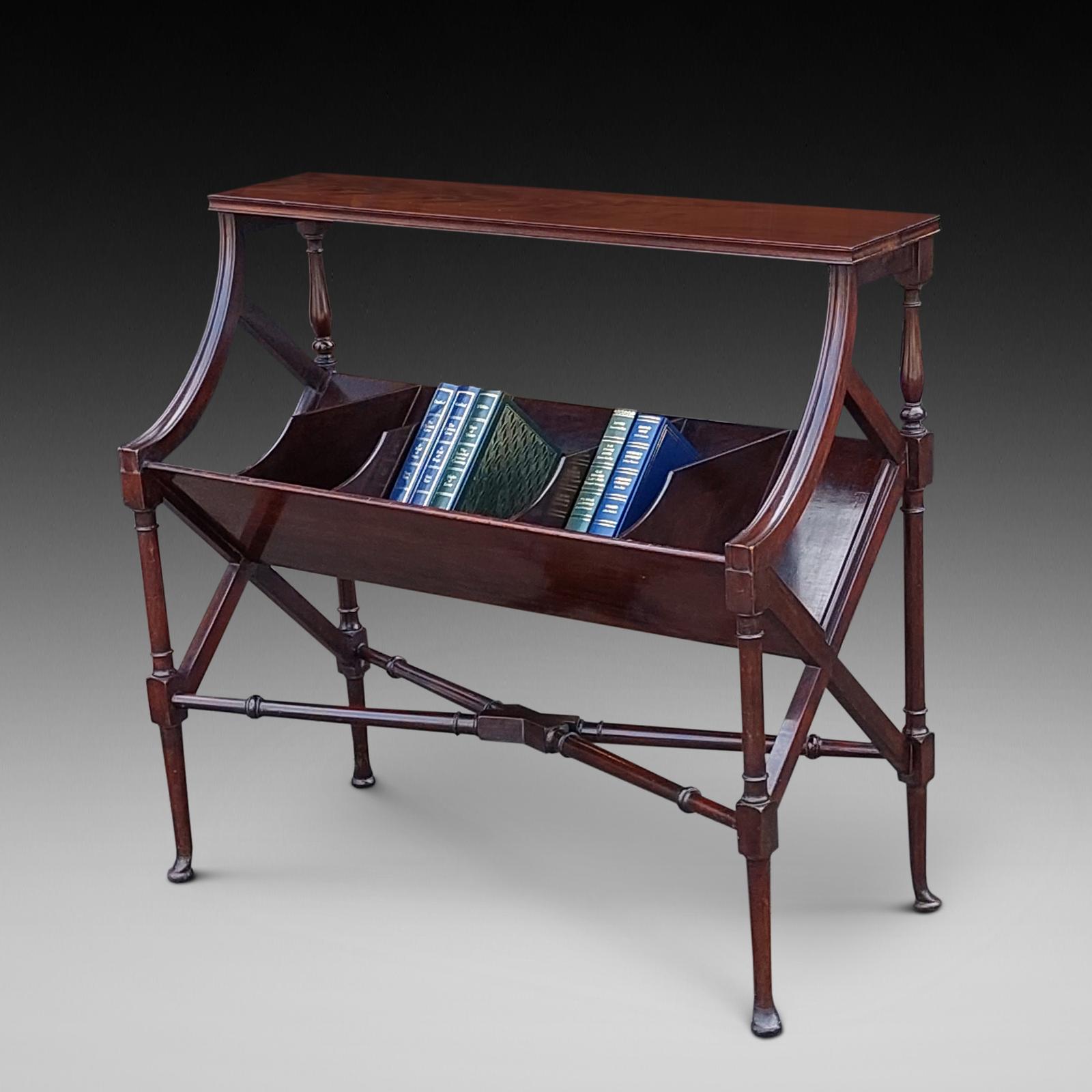 Edwardian Mahogany Library Book Trough (1 of 12)