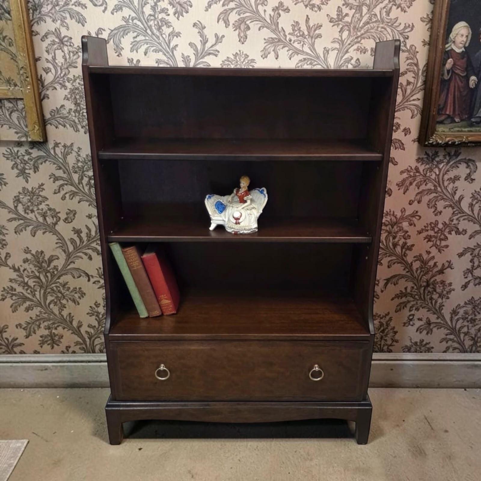 Vintage Stag Bookcase / One Drawer / C1970 (1 of 9) Vintage Stag Bookcase / One Drawer / C1970 (1 of 9)