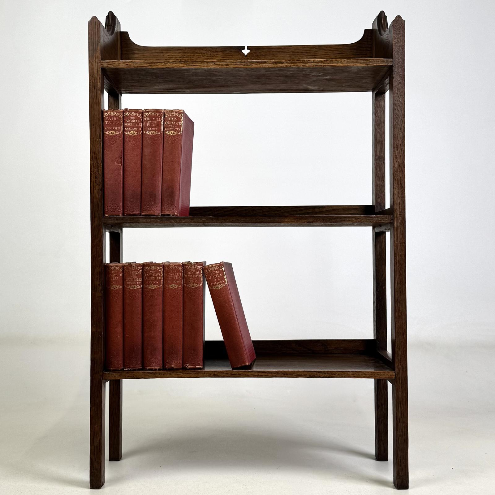 Antique 20th Century Arts & Crafts Open Bookcase in Oak (1 of 10) Antique 20th Century Arts & Crafts Open Bookcase in Oak (1 of 10)