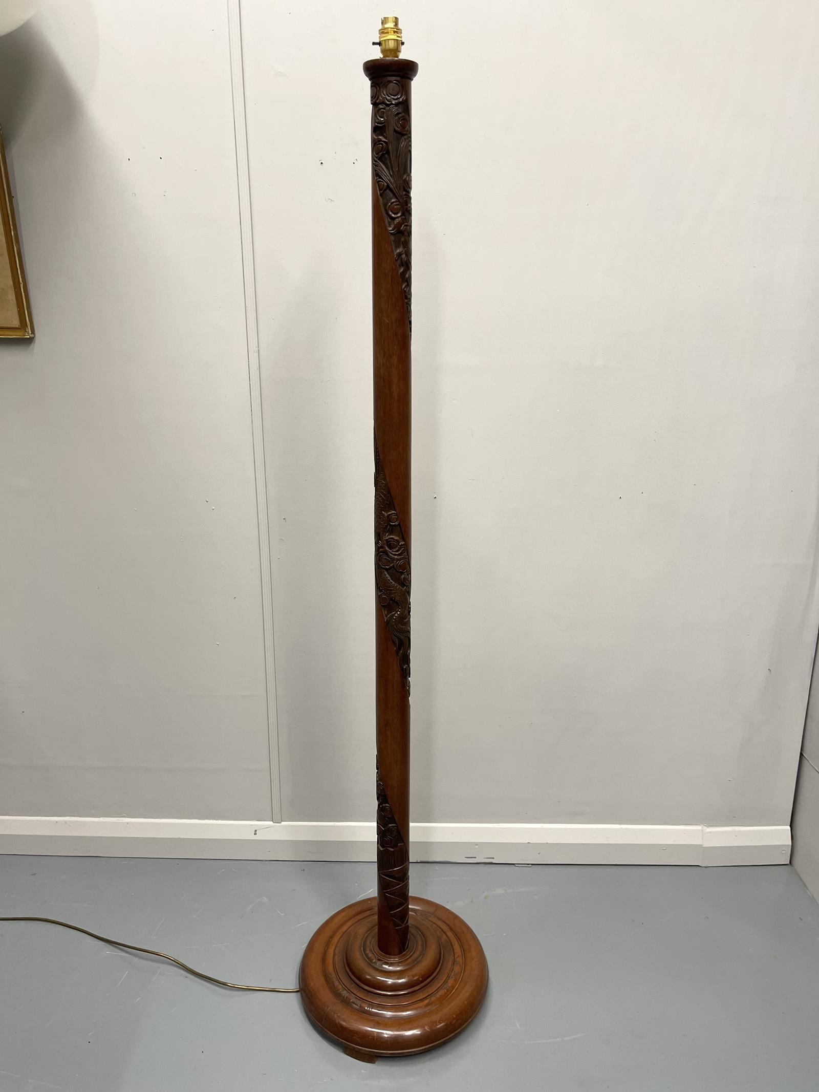 Carved Dragon Floor Standard Lamp (1 of 6) Carved Dragon Floor Standard Lamp (1 of 6)