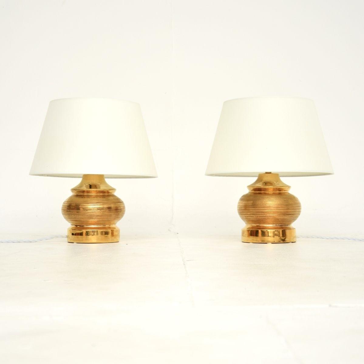 Pair of Vintage Italian Ceramic Table Lamps by Bitossi (1 of 9)